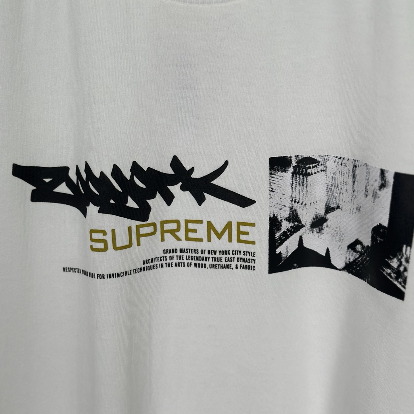 Supreme x Zoo York Dynasty Tee "White" (SUP-SS25-269）