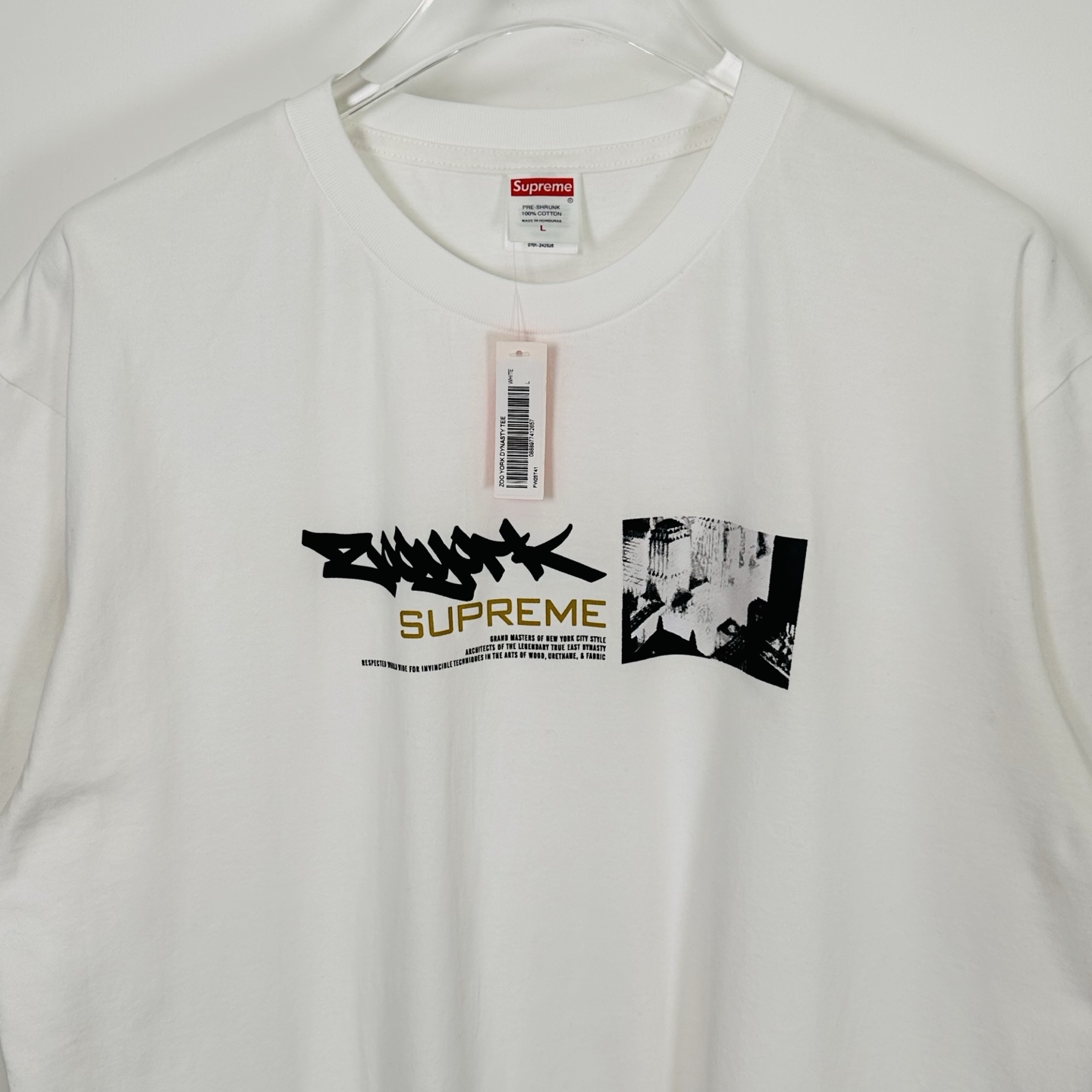 Supreme x Zoo York Dynasty Tee "White" (SUP-SS25-269）