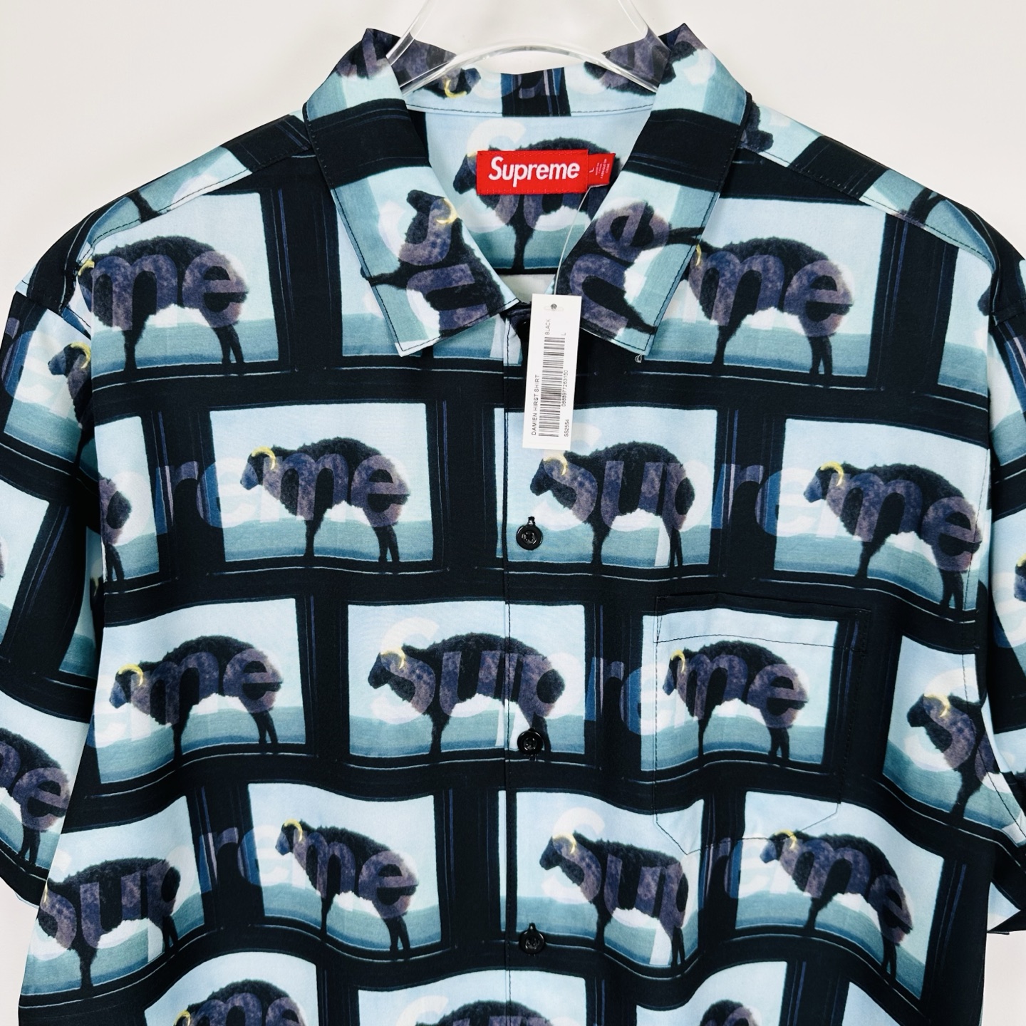 Supreme x Damien Hirst S/S Shirt "Black"（SUP-SS25-006）