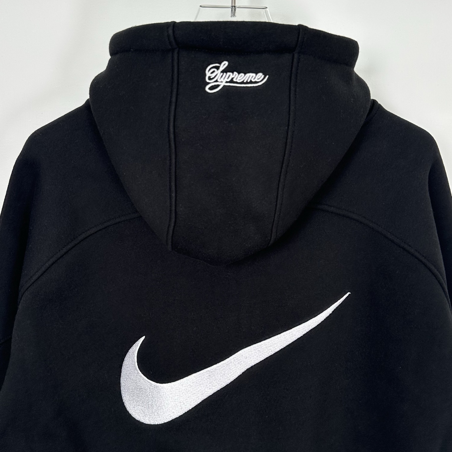 Supreme x Nike Zip Up Hooded Sweatshirt "Black"（SUP-SS25-222）