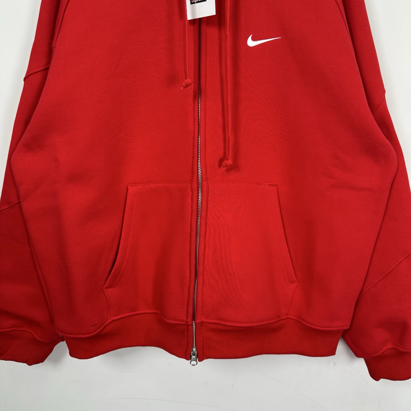 Supreme x Nike Zip Up Hooded Sweatshirt "Black"（SUP-SS25-222）