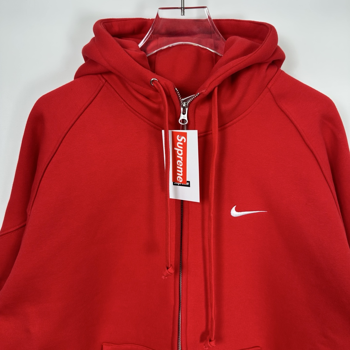 Supreme x Nike Zip Up Hooded Sweatshirt "Black"（SUP-SS25-222）