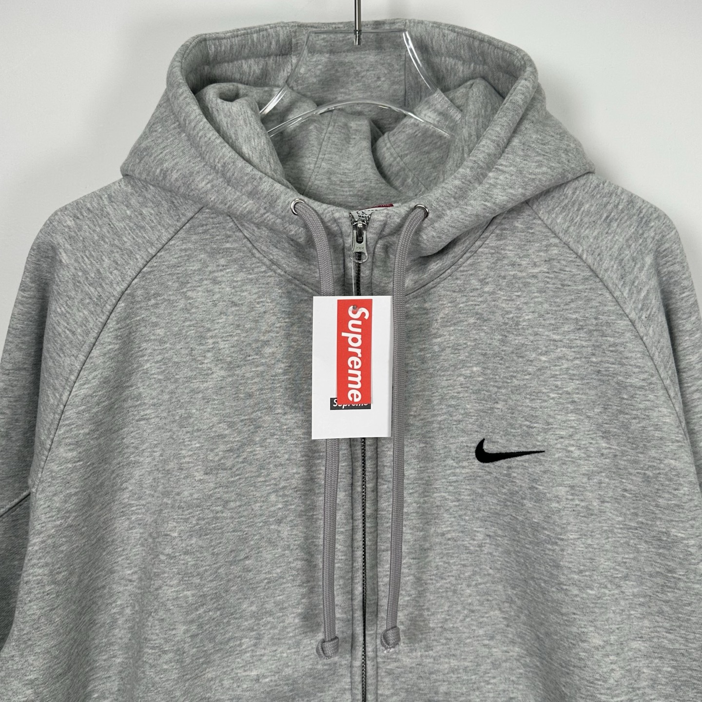 Supreme x Nike Zip Up Hooded Sweatshirt "Black"（SUP-SS25-222）