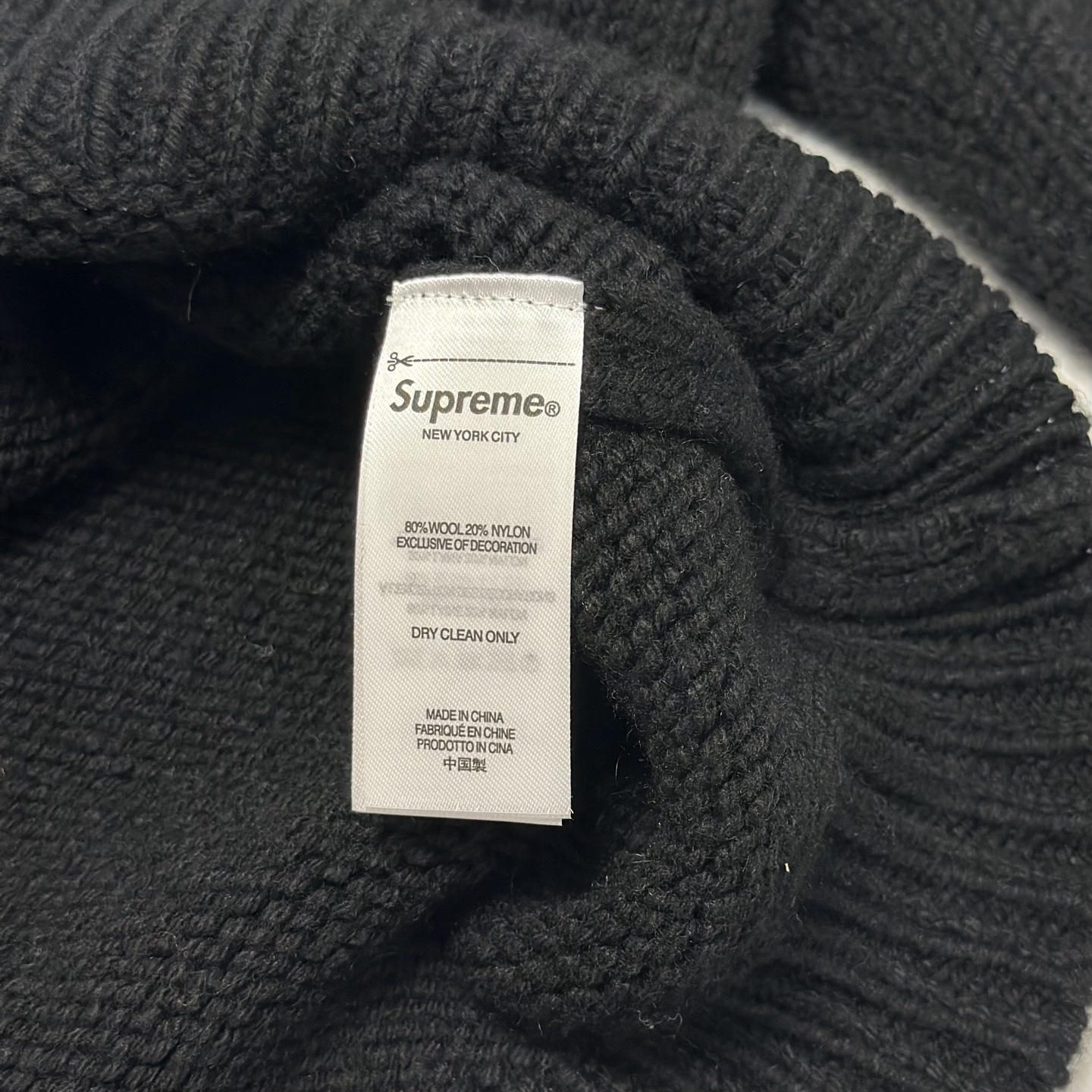 Supreme Y's by Yohji Yamamoto Sweater（SUP-FW25-218）