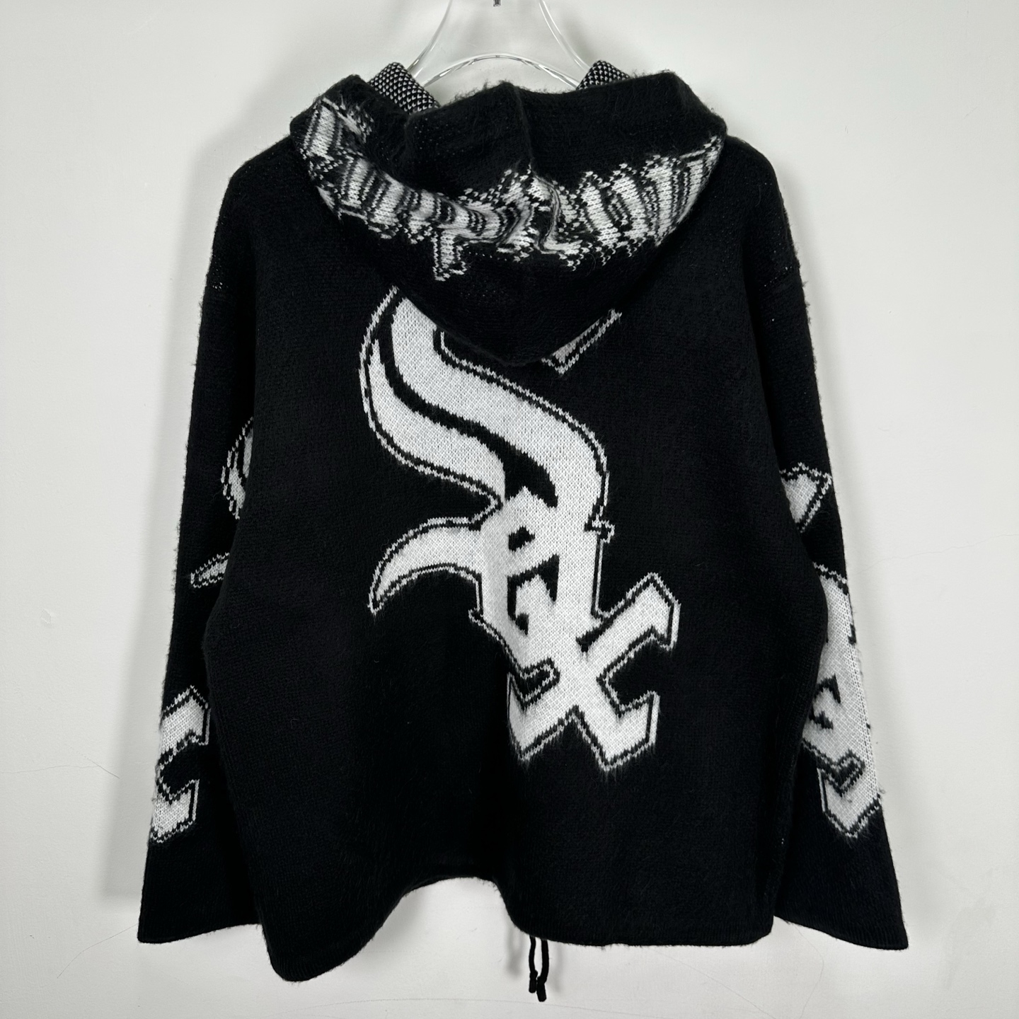 Supreme Chicago White Sox Zip Up Hooded Sweater "Black"（SUP-FW25-037）