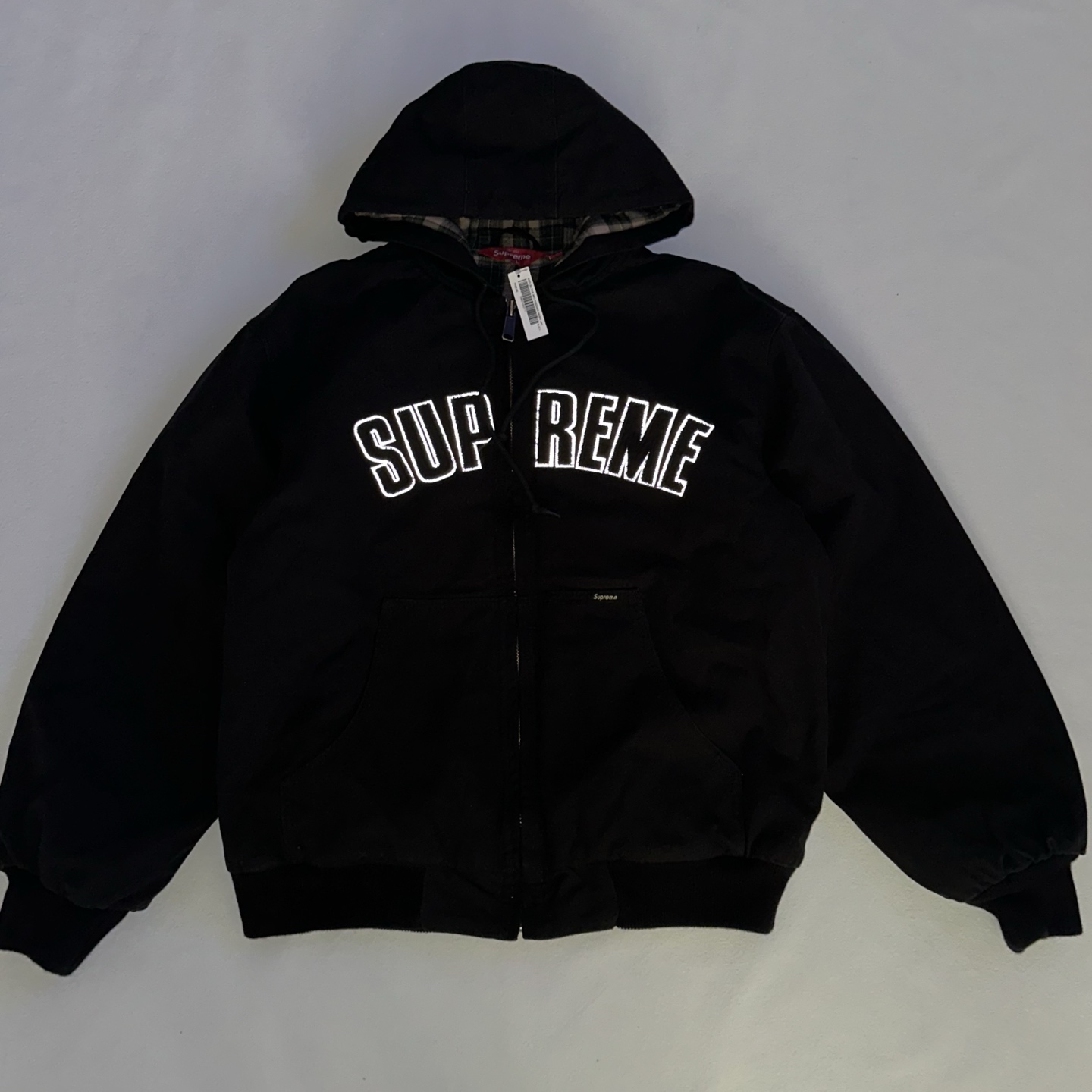 Supreme Reflective Arc Hooded Work Jacket "Denim"（SUP-FW25-007）