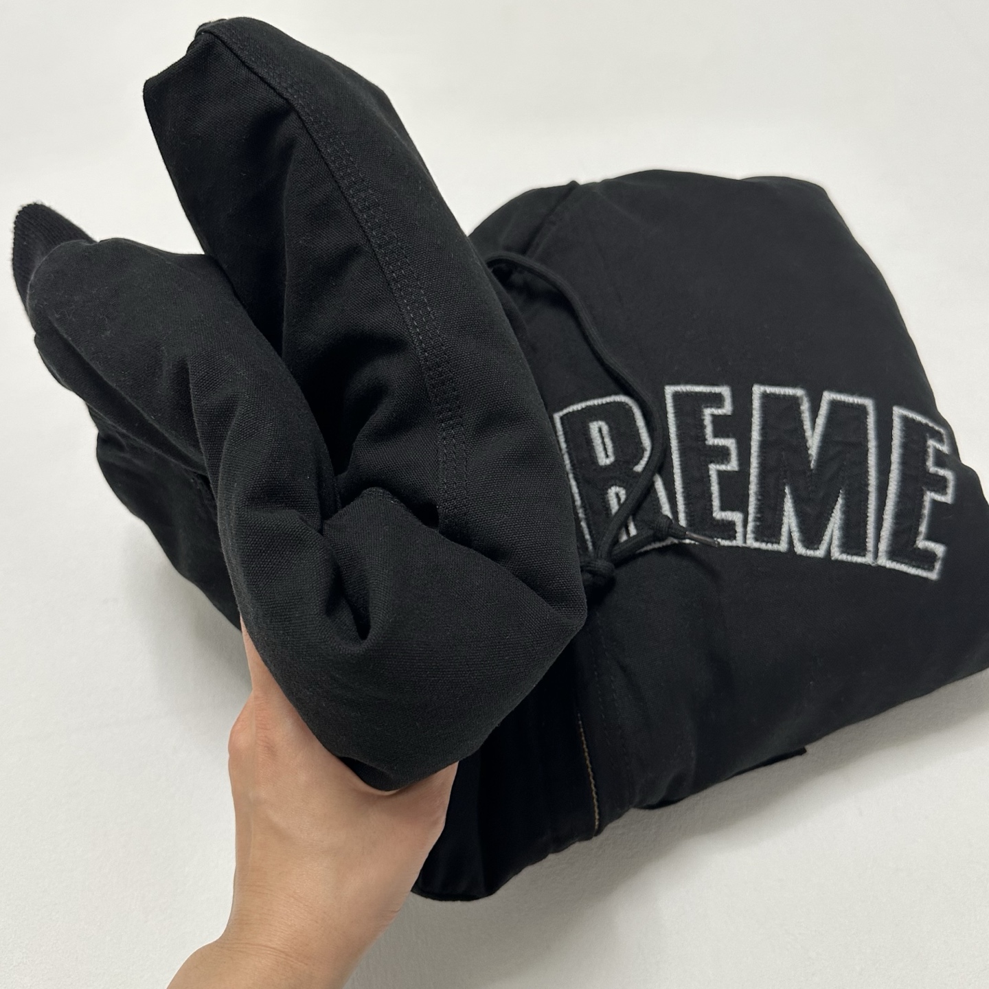 Supreme Reflective Arc Hooded Work Jacket "Denim"（SUP-FW25-007）