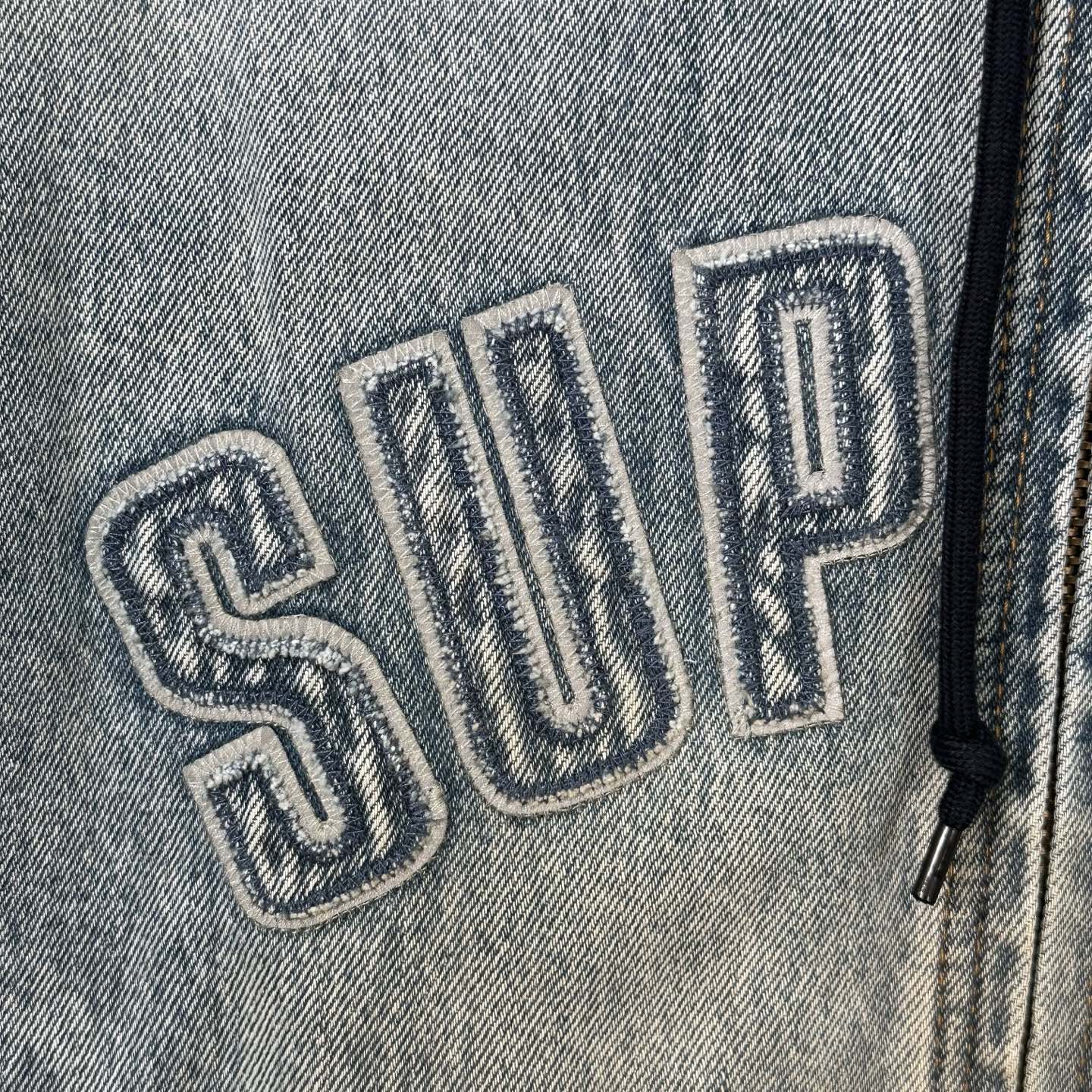 Supreme Reflective Arc Hooded Work Jacket "Denim"（SUP-FW25-007）