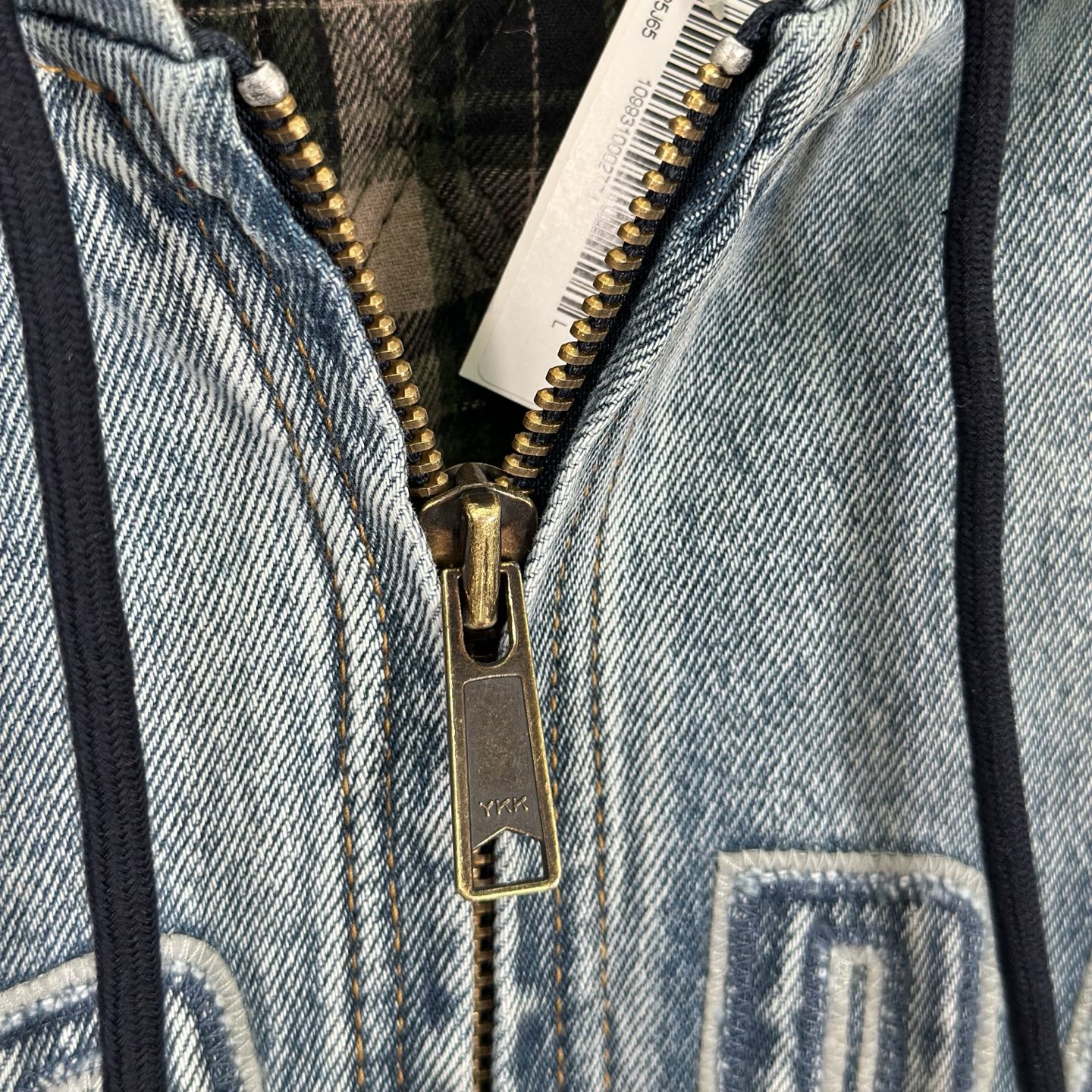 Supreme Reflective Arc Hooded Work Jacket "Denim"（SUP-FW25-007）