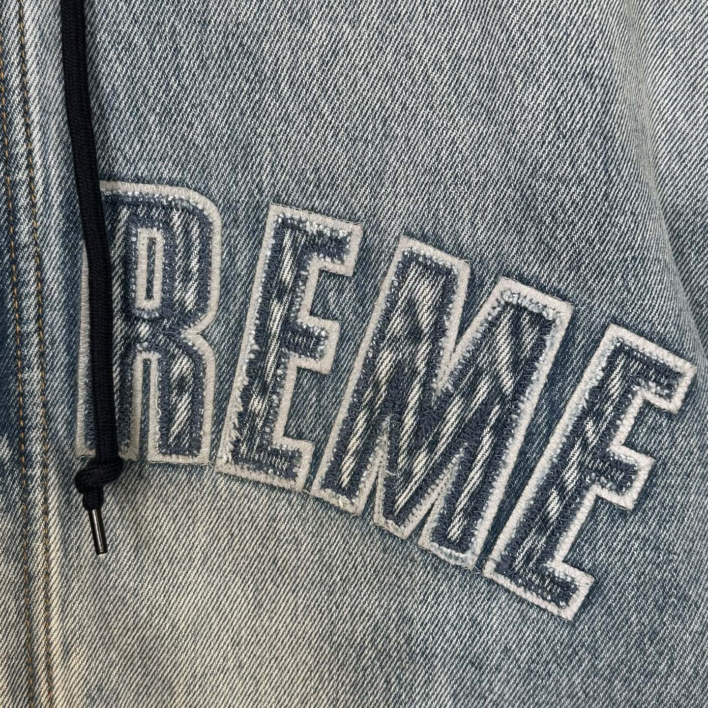 Supreme Reflective Arc Hooded Work Jacket "Denim"（SUP-FW25-007）