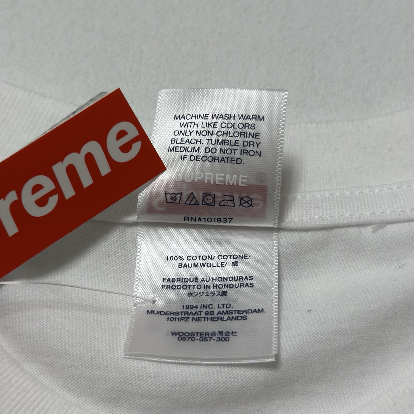 Supreme Dust Tee "Black"（SUP-FW25-273）