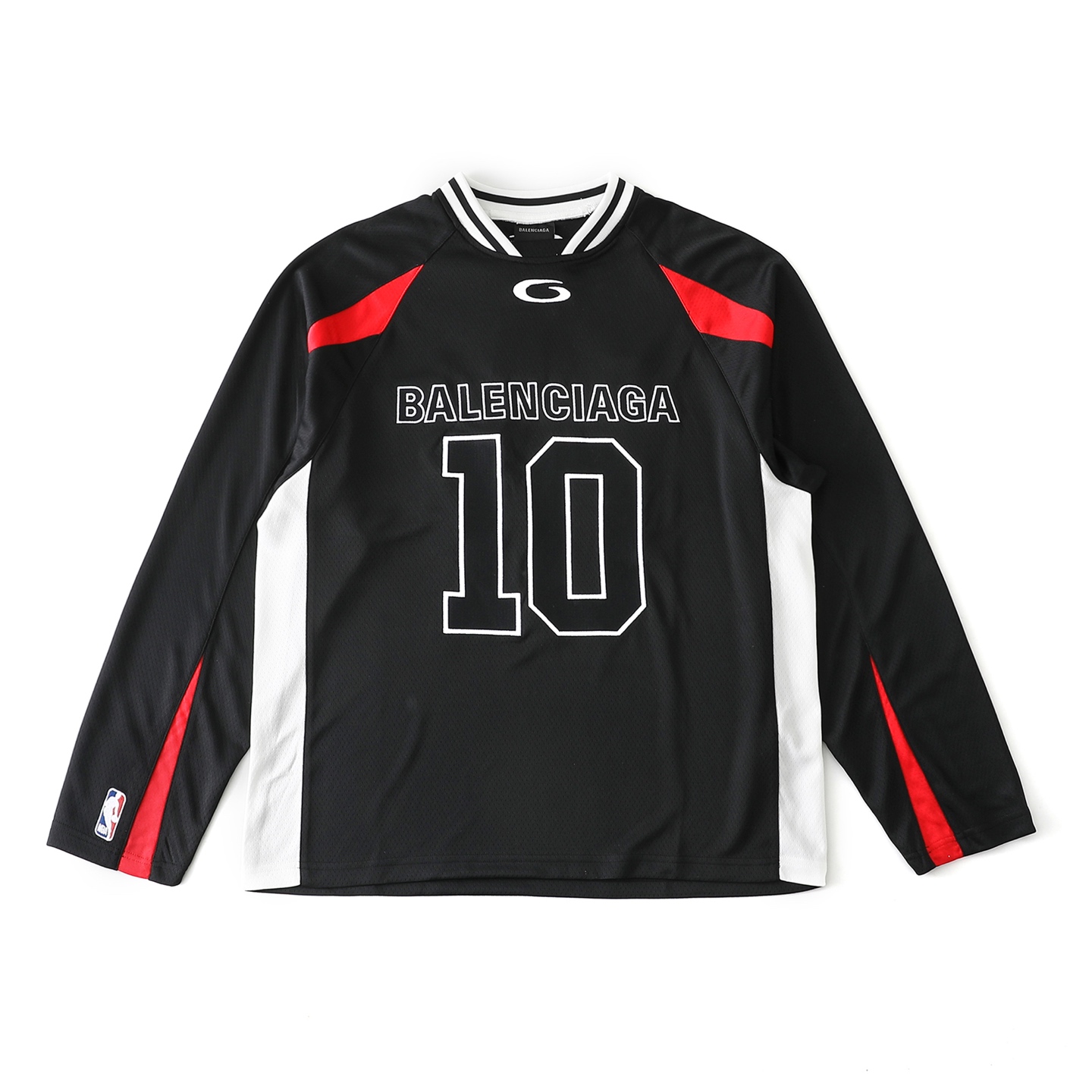 Balenciaga | NBA Collaboration Oversized Long-Sleeve T-Shirt(864877TTVW11060）