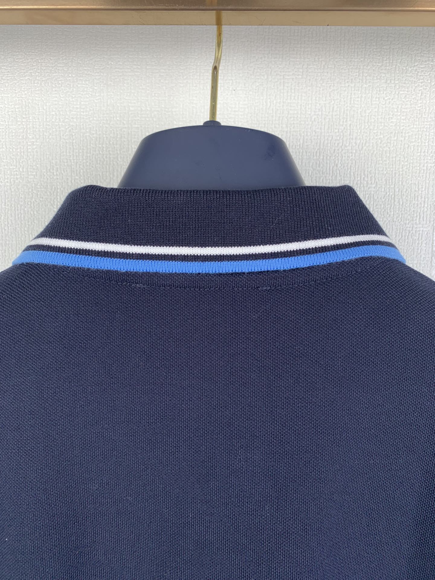  PRADA SJN256 Piqué Rubber Logo Polo Shirt (SJN256-322-F01AE）