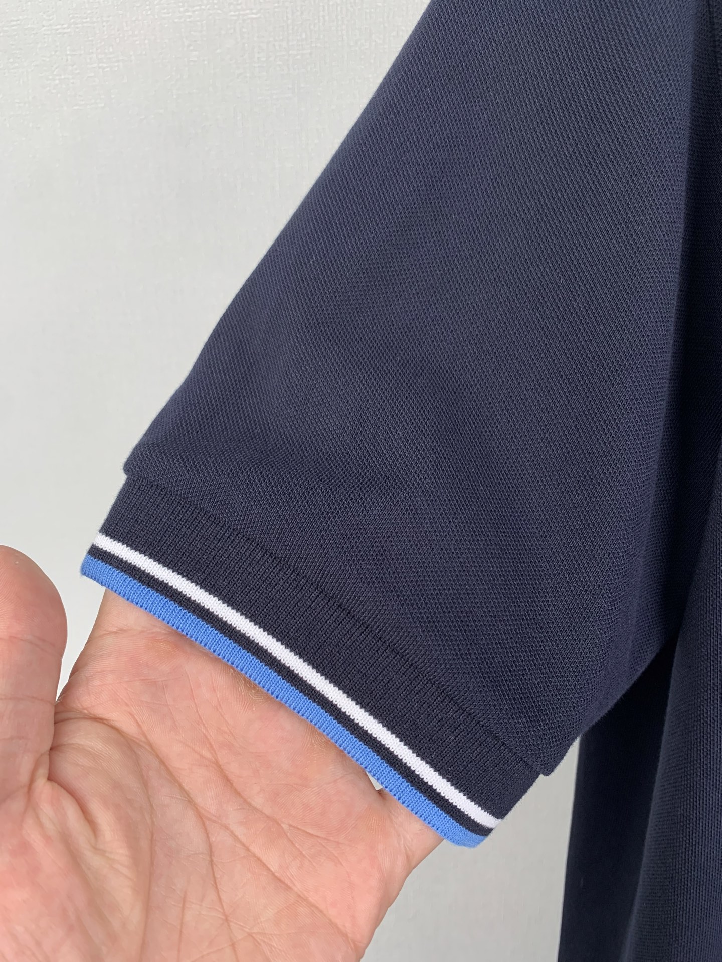  PRADA SJN256 Piqué Rubber Logo Polo Shirt (SJN256-322-F01AE）