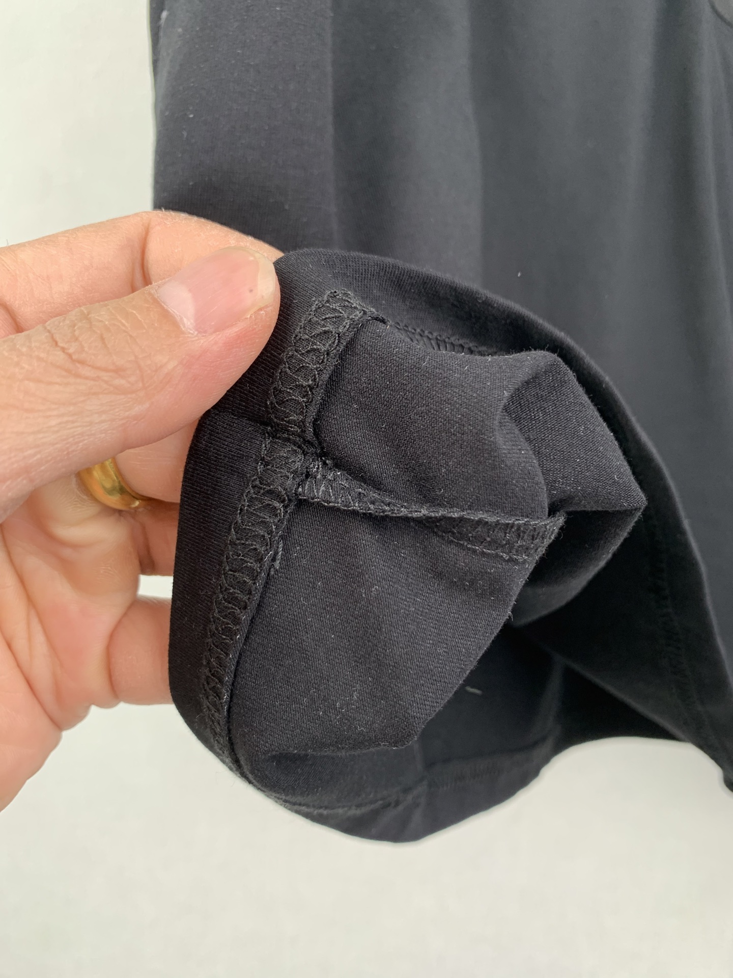 PRADA Nylon Pocket Re-Nylon Stretch Cotton Polo Shirt (UJN703-1YED-F0N40-S-211）