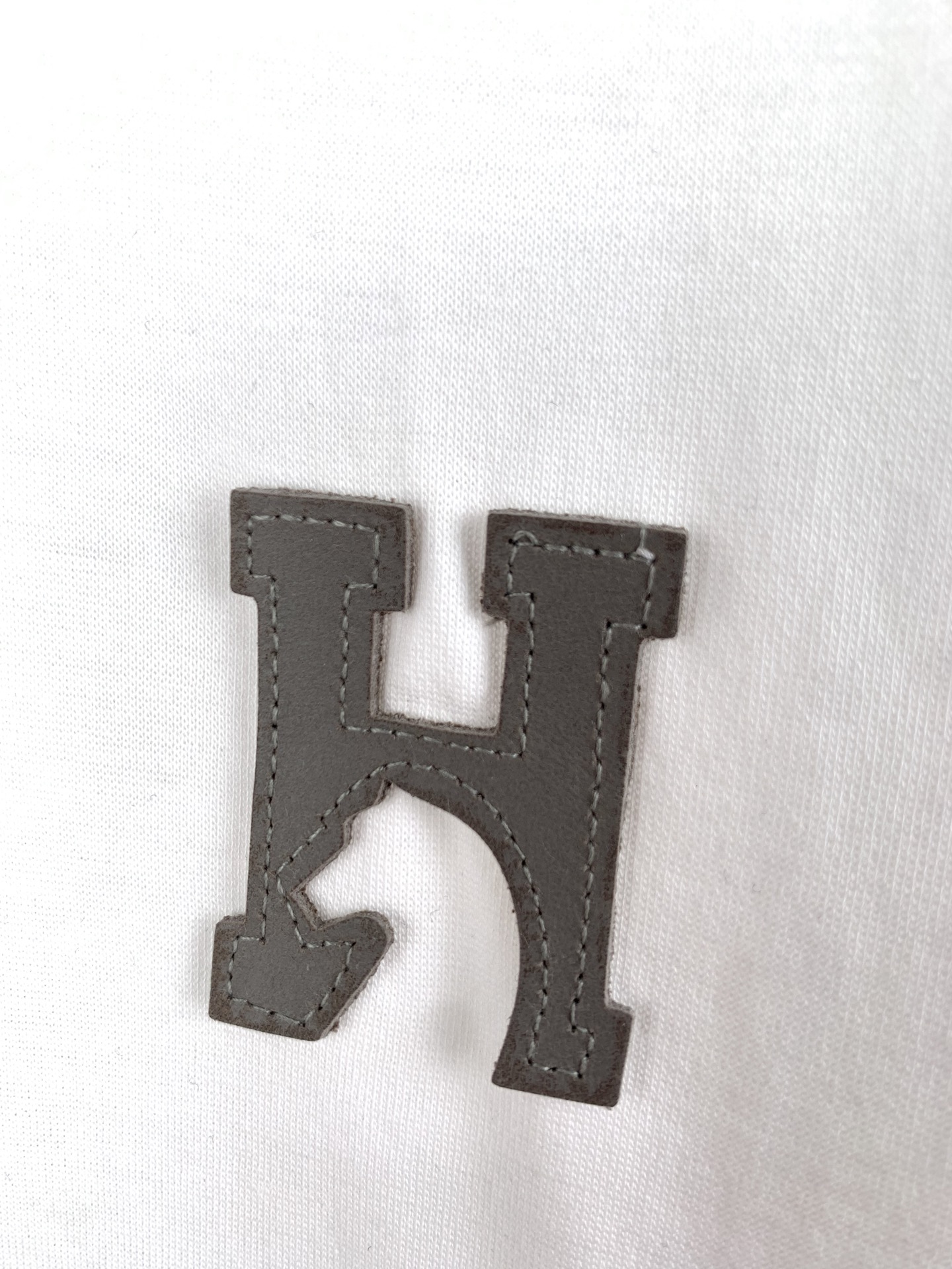 Hermes H'Cheval Leather Detail T-Shirt（H567810HA90）
