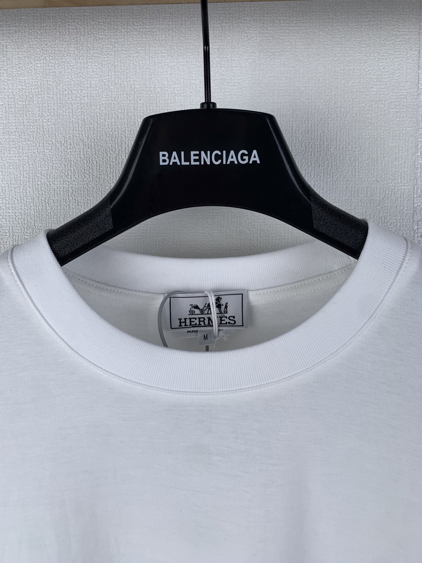 Hermes H'Cheval Leather Detail T-Shirt（H567810HA90）