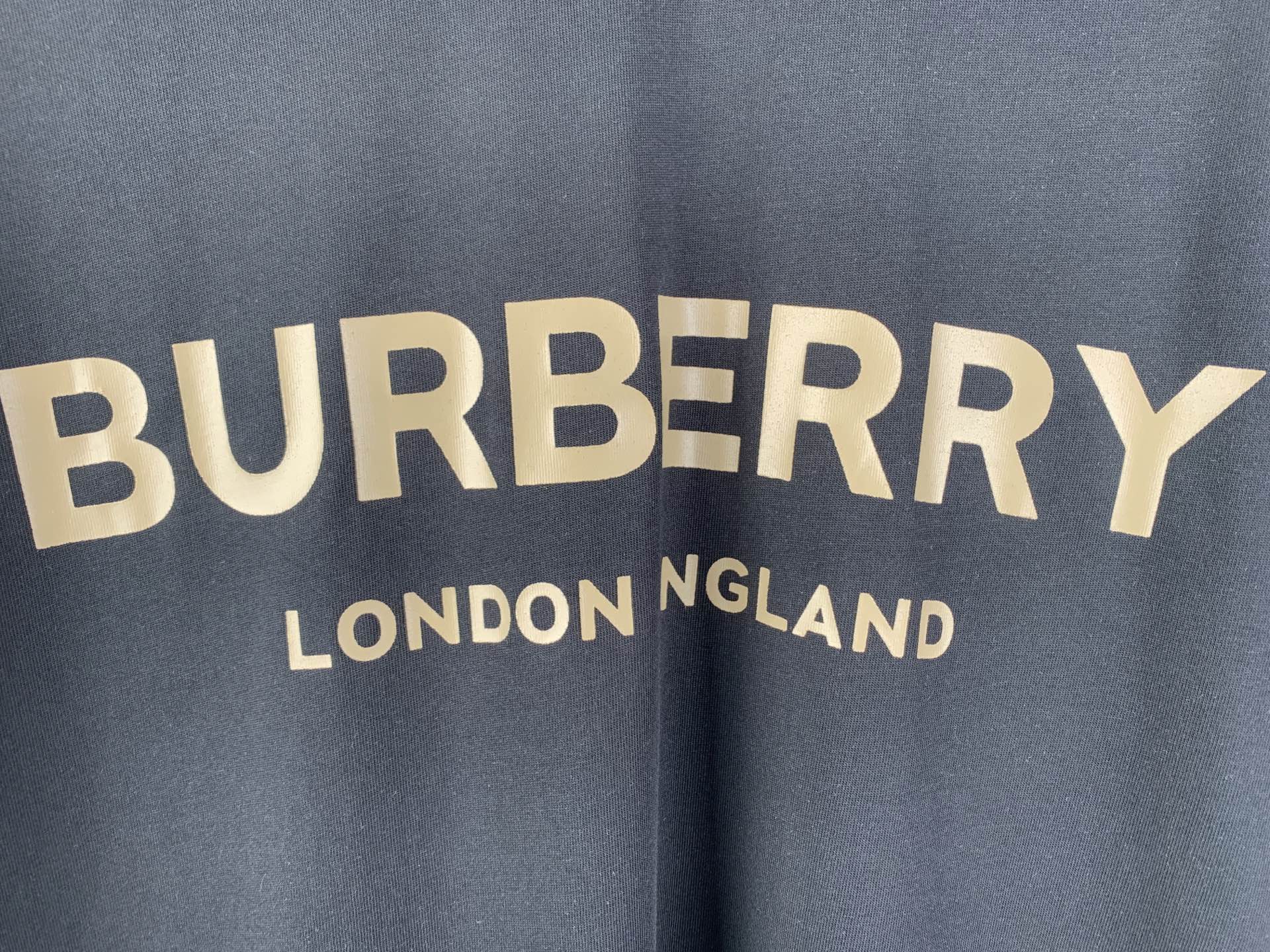 BURBERRY Round Neck T-shirt In Black（81042291）