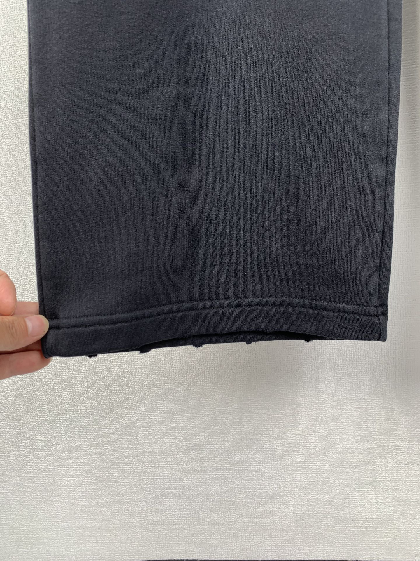 Balenciaga3B Football Baggy Sweatpants 'Black Anthracite'（803266TTVQ81066）