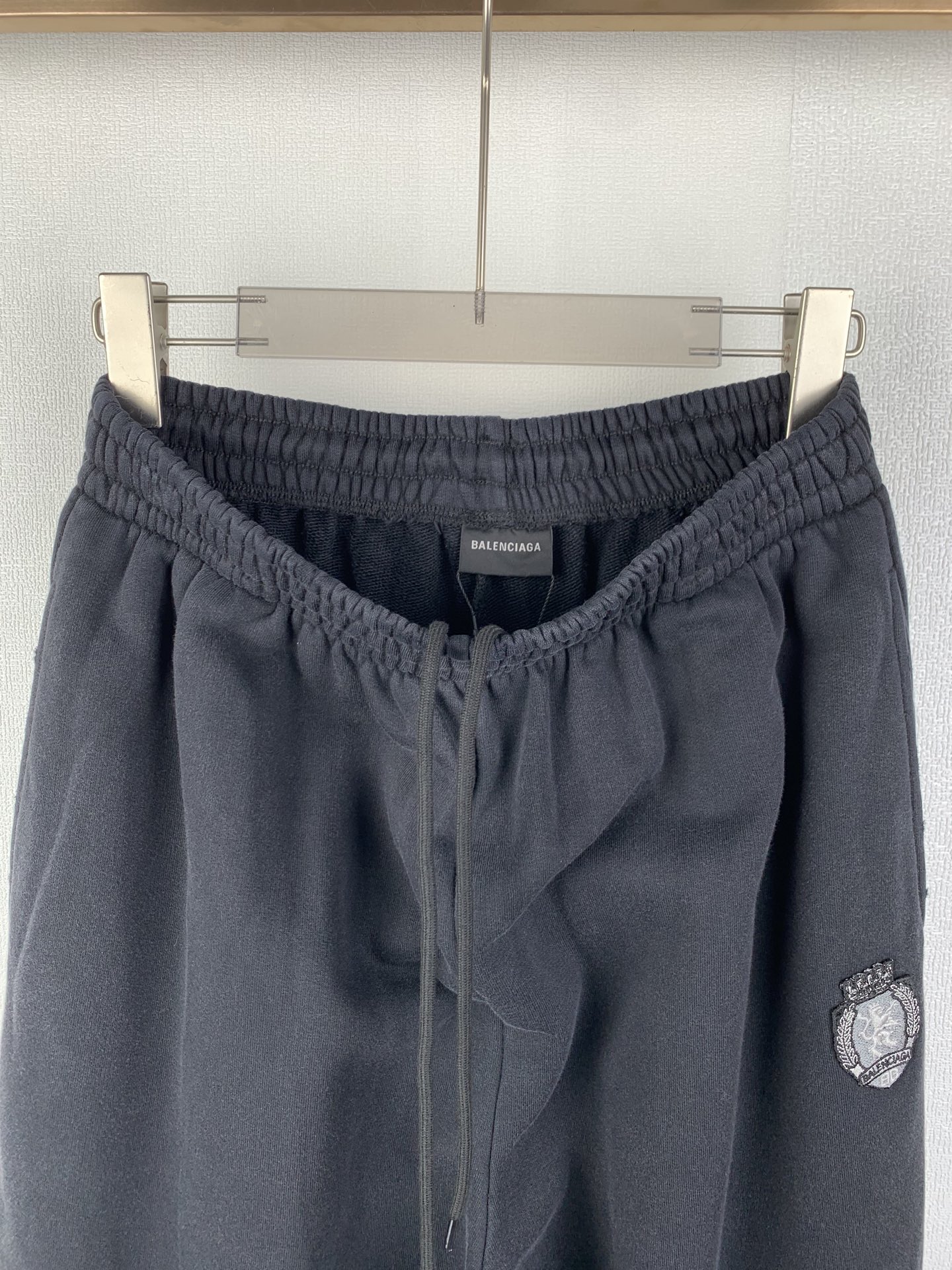 Balenciaga3B Football Baggy Sweatpants 'Black Anthracite'（803266TTVQ81066）