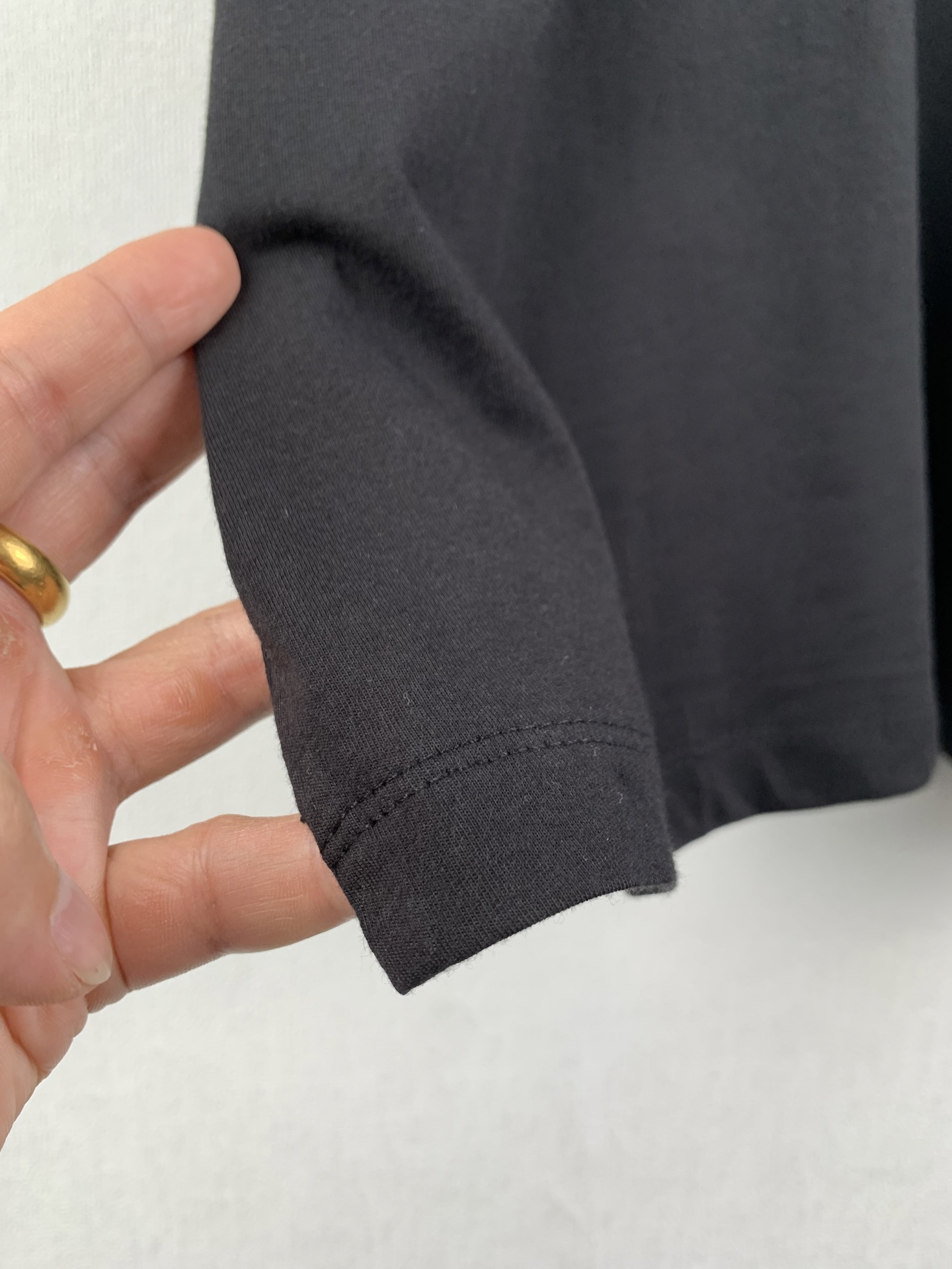 Saint Laurent Signature Logo-Print Cotton T-shirt（480406YB1GN9787）