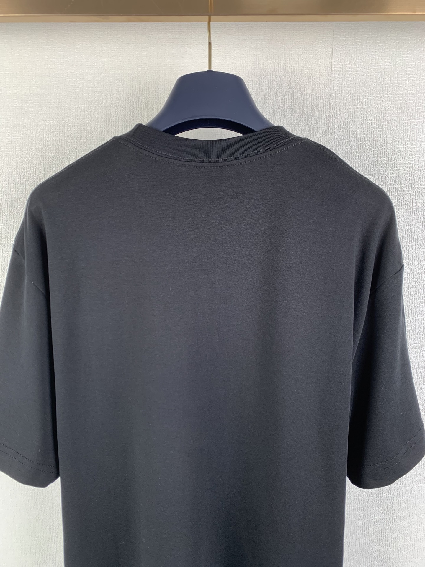 DIOR T-shirt with Lettering Gray Cotton Jersey（623T14A4E16-X0100）