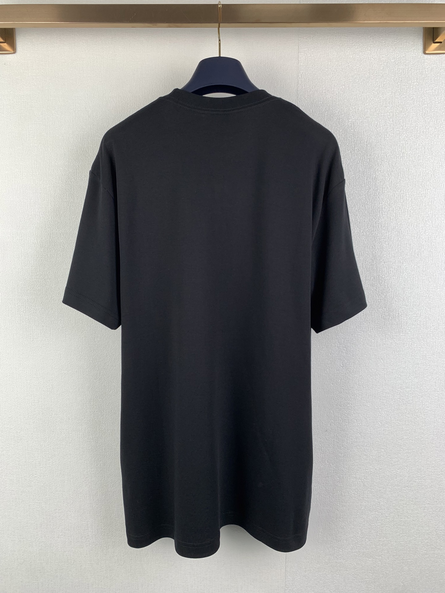 DIOR T-shirt with Lettering Gray Cotton Jersey（623T14A4E16-X0100）