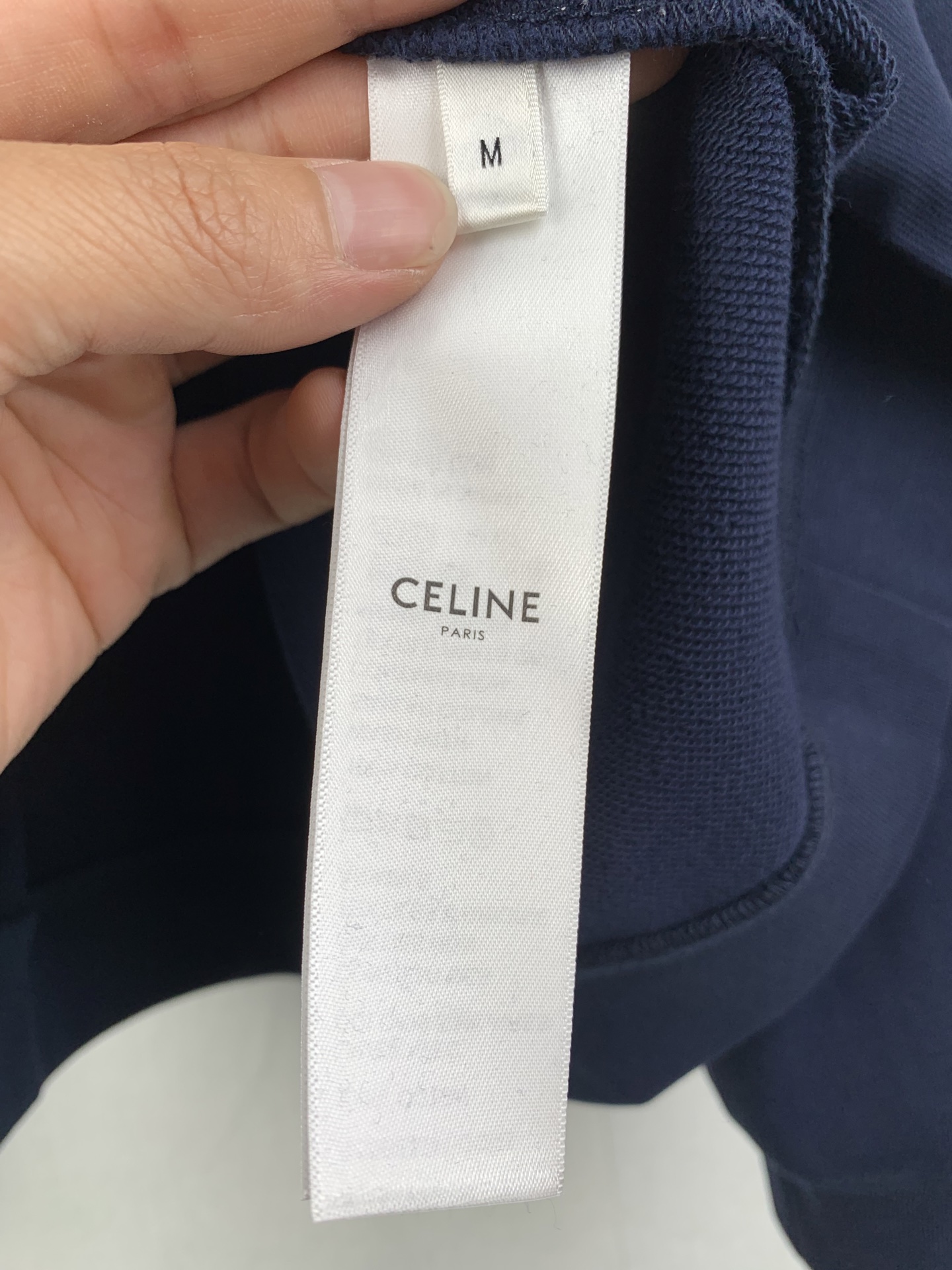CELINE Sweatshirt / Cotton Fleece Navy  (RY0S1510Z-07RV）