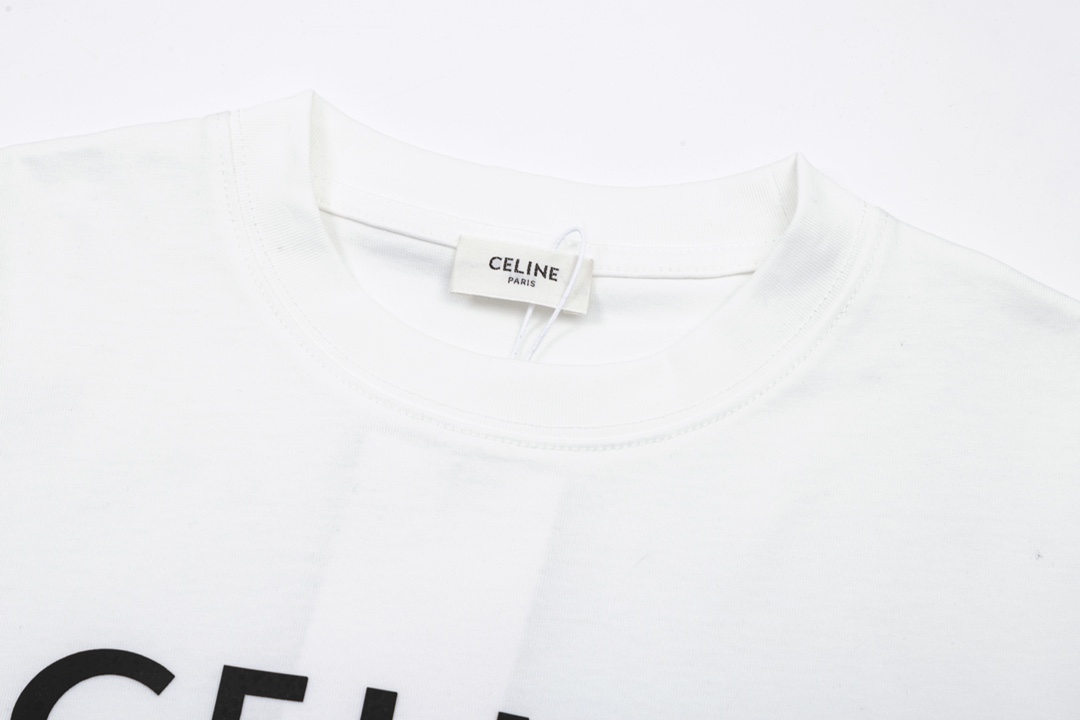 CELINE Loose T-shirt in Cotton Jersey (2X681671Q-38AW）