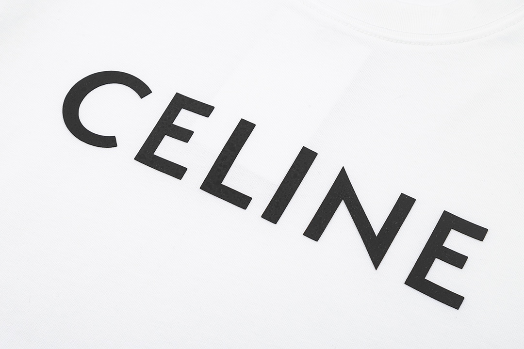 CELINE Loose T-shirt in Cotton Jersey (2X681671Q-38AW）