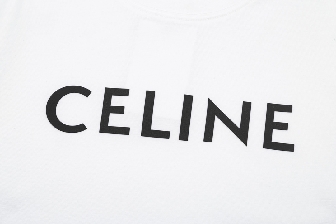 CELINE Loose T-shirt in Cotton Jersey (2X681671Q-38AW）