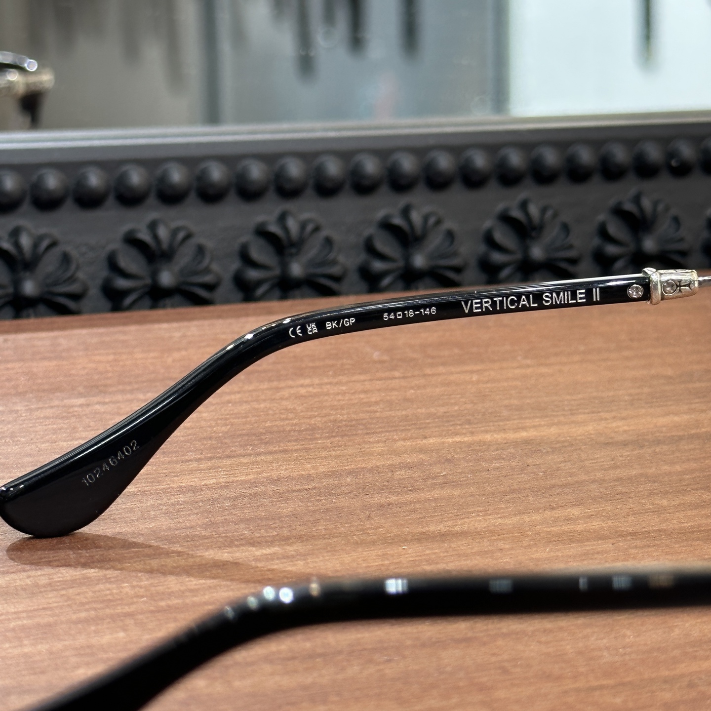 Chrome Hearts brand VERTICAL SMILE II/Side Eternity Vine eyeglasses(CHROME HEARTS 424)