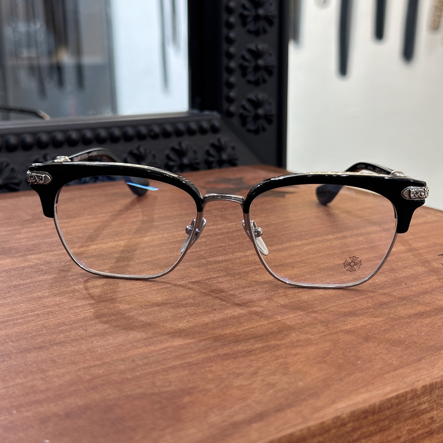 Chrome Hearts brand VERTICAL SMILE II/Side Eternity Vine eyeglasses(CHROME HEARTS 424)
