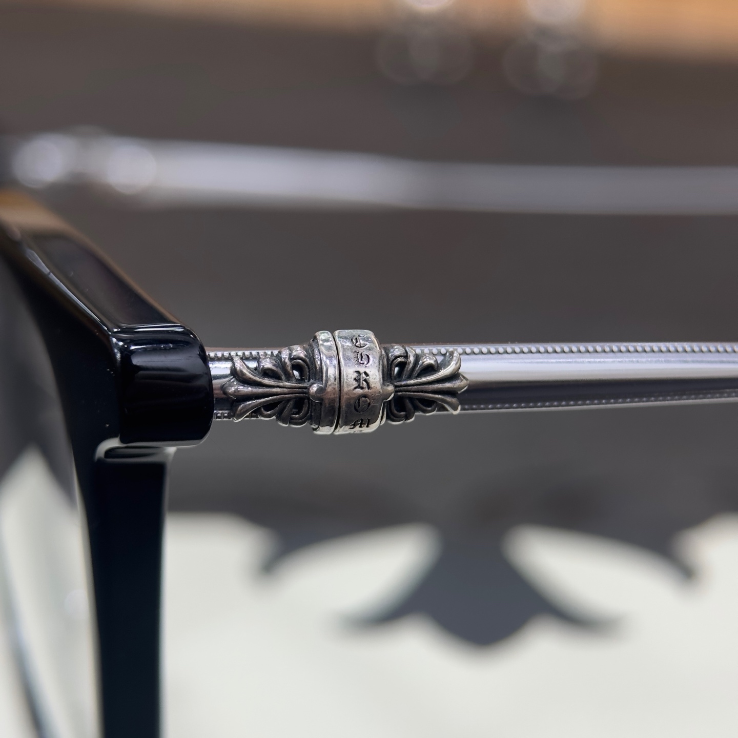 Chrome Hearts JEJE SPOT Floral Cross Glasses (CHROME HEARTS 416)