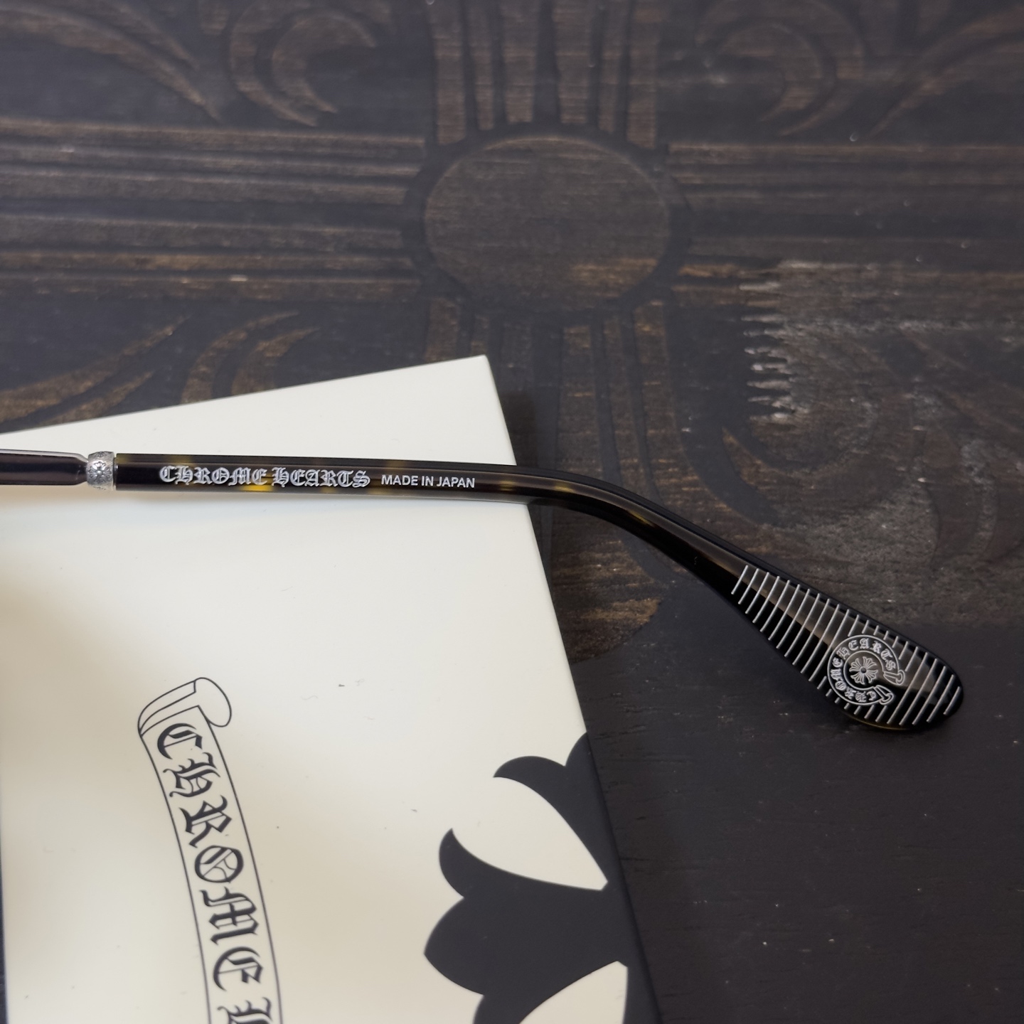 【Chrome Hearts】 Bonennoisseur II Black Brushed Silver (CHROME HEARTS 422)