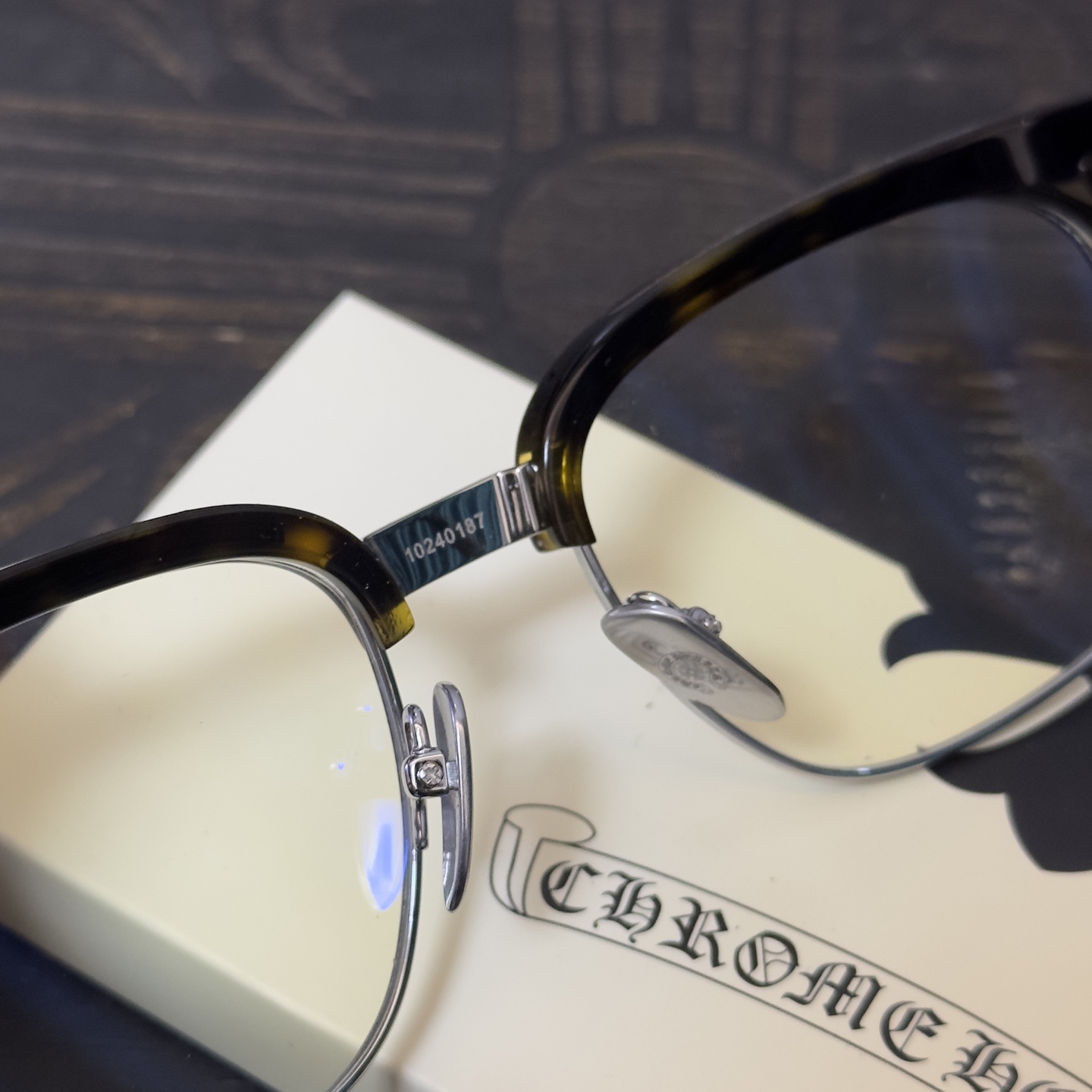 【Chrome Hearts】 Bonennoisseur II Black Brushed Silver (CHROME HEARTS 422)
