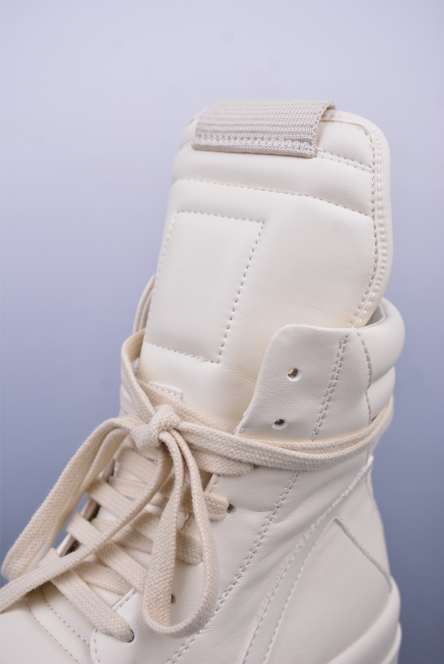  Rick Owens mega bumper white sneakers (RU01E5868LCO1111)