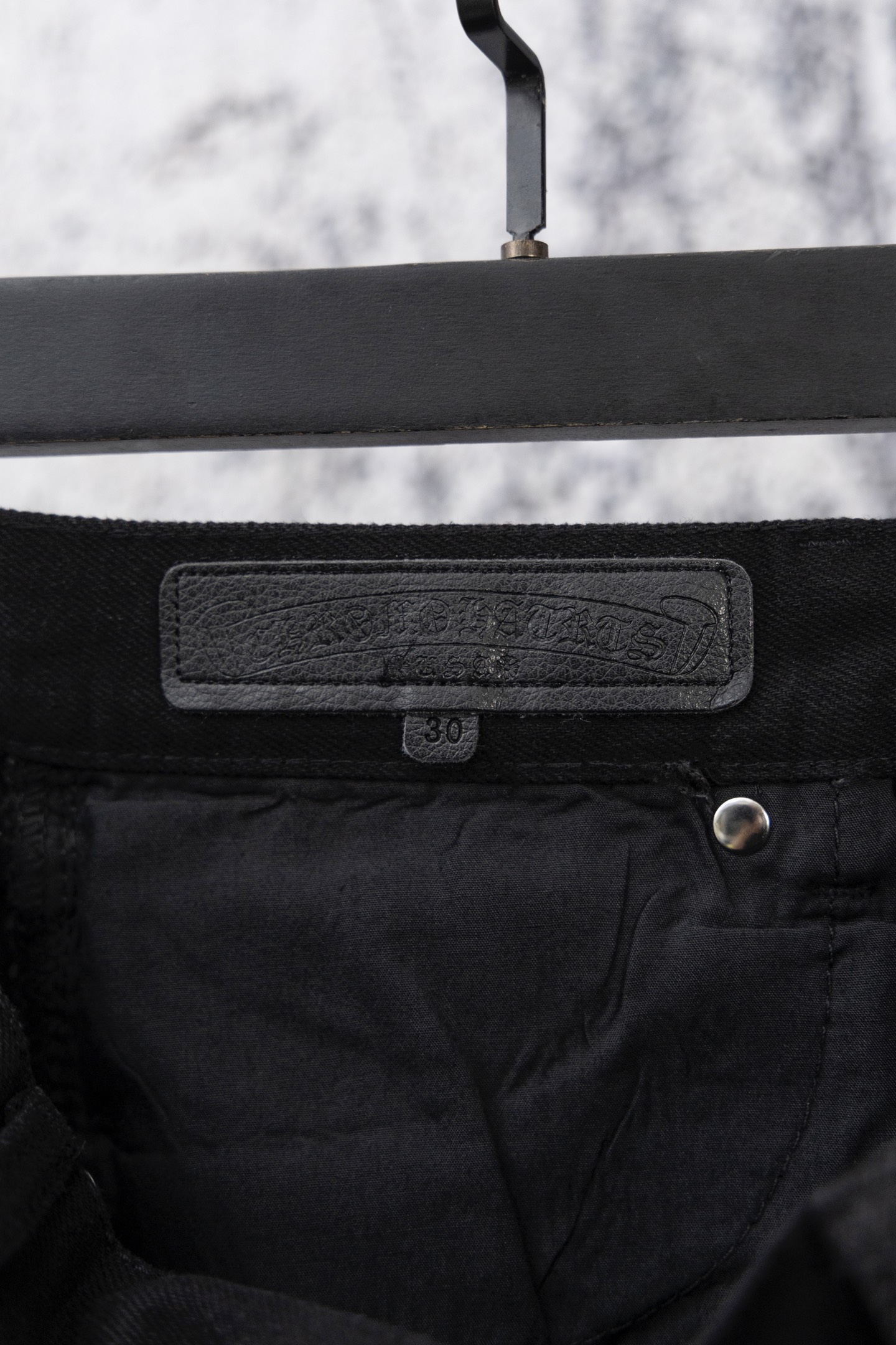 Chrome Heart embroidered print straight-leg jeans（CH-2025102205）