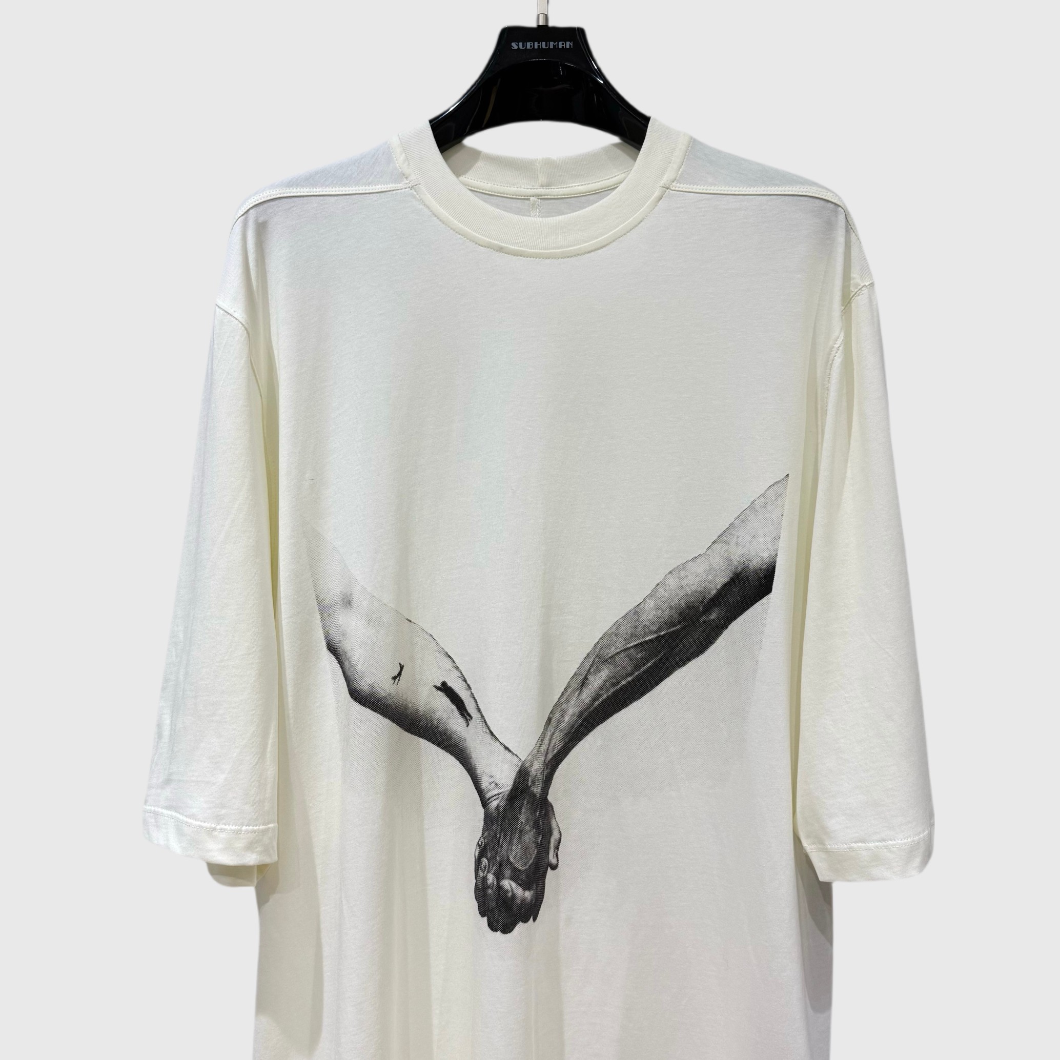 Rick Owens Outlet Men's T-shirt - Beige（RR01E5238JNCP3-2109）