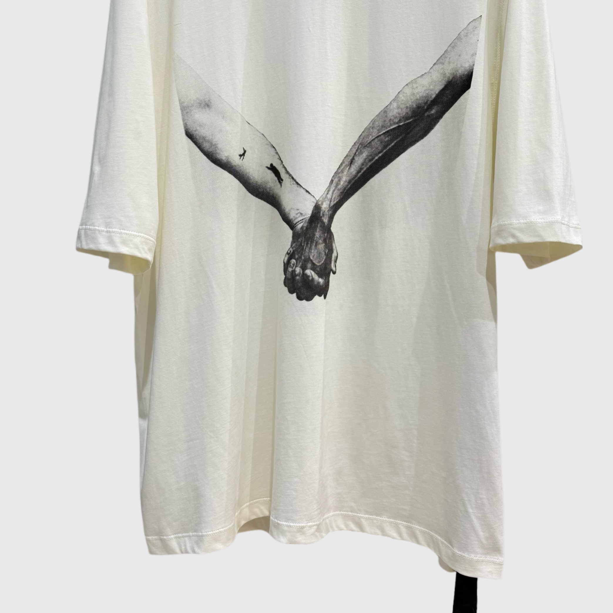 Rick Owens Outlet Men's T-shirt - Beige（RR01E5238JNCP3-2109）