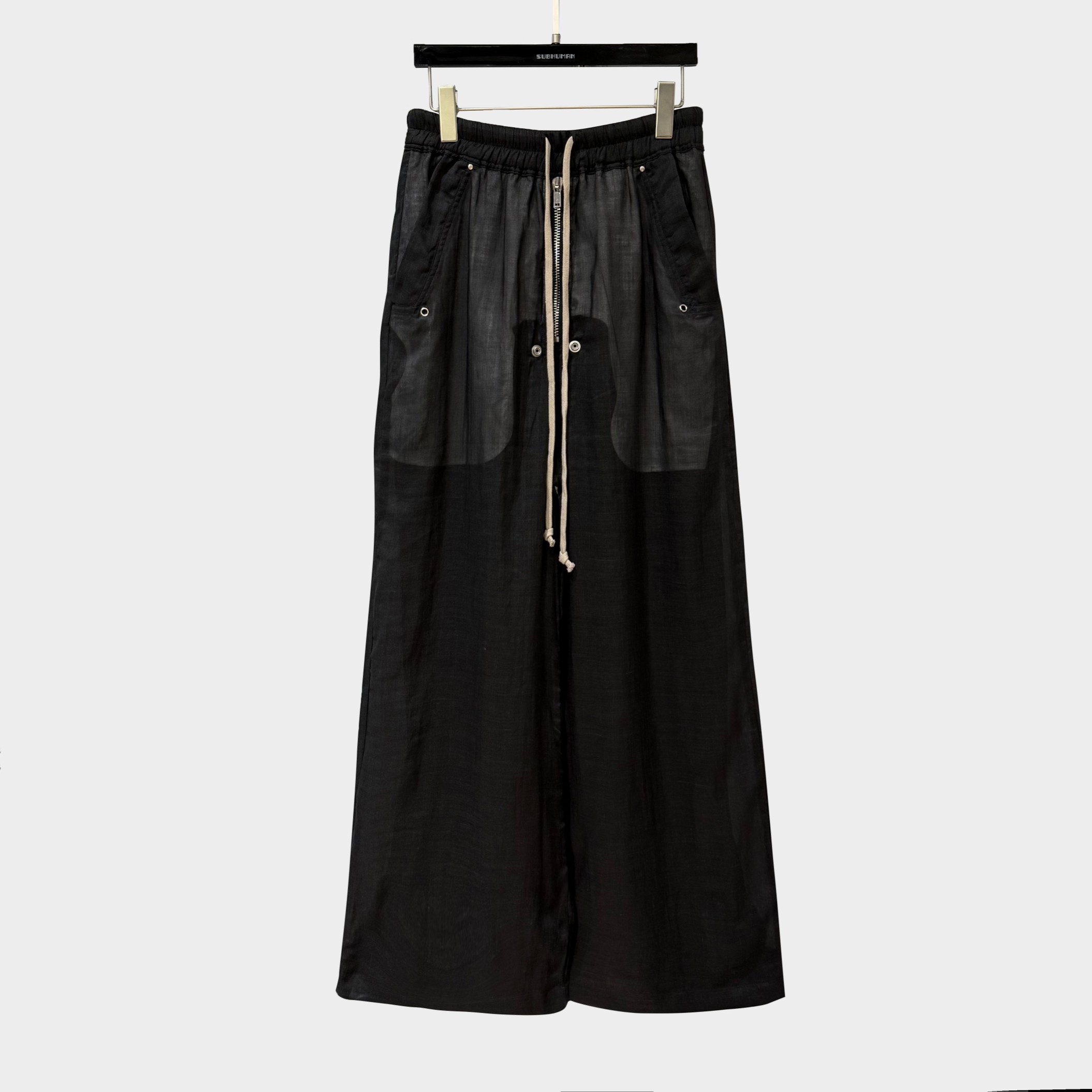 Rick Owens Wide Bela Pants 'Black'（RR01D3366-OR09）