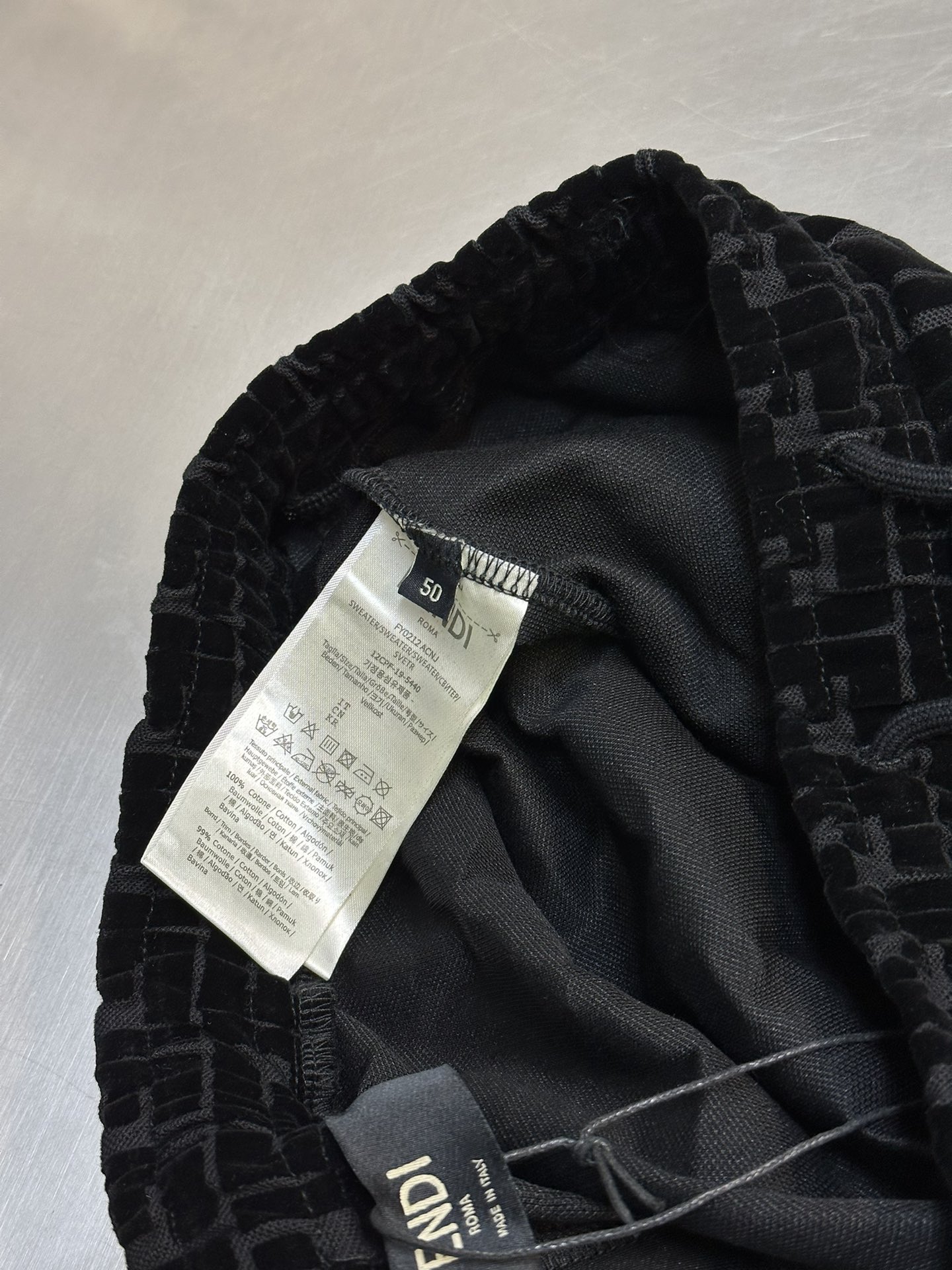 Fendi Bermudas Cotton Black（FB0689A7D5F0ABB）