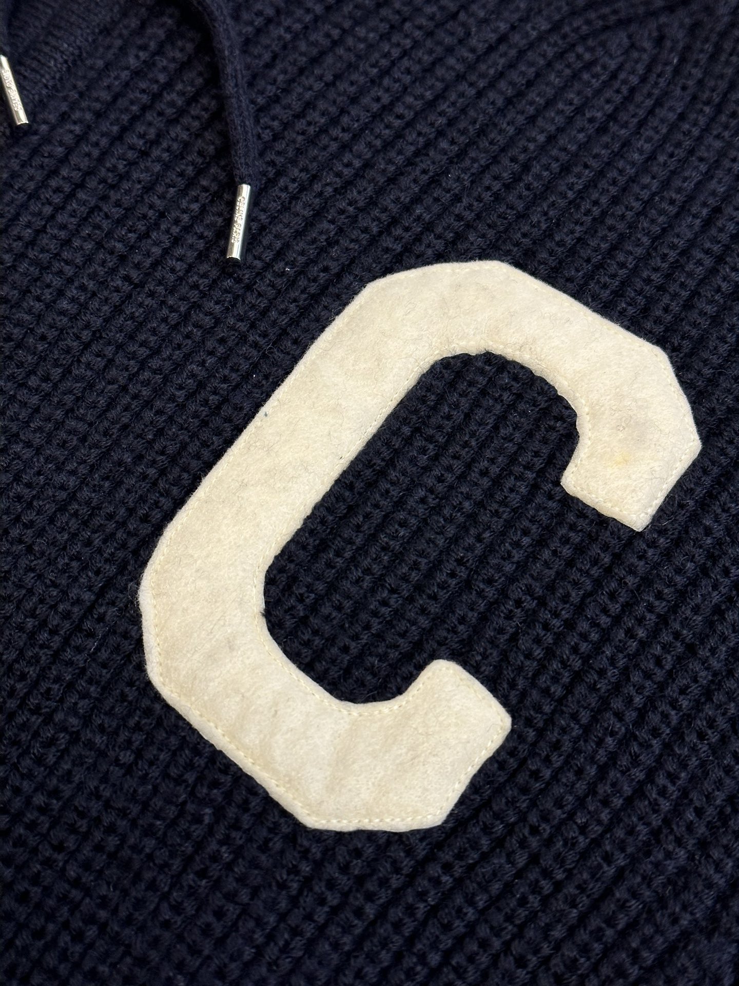 CELINE College hooded zip-up sweater (81090851）