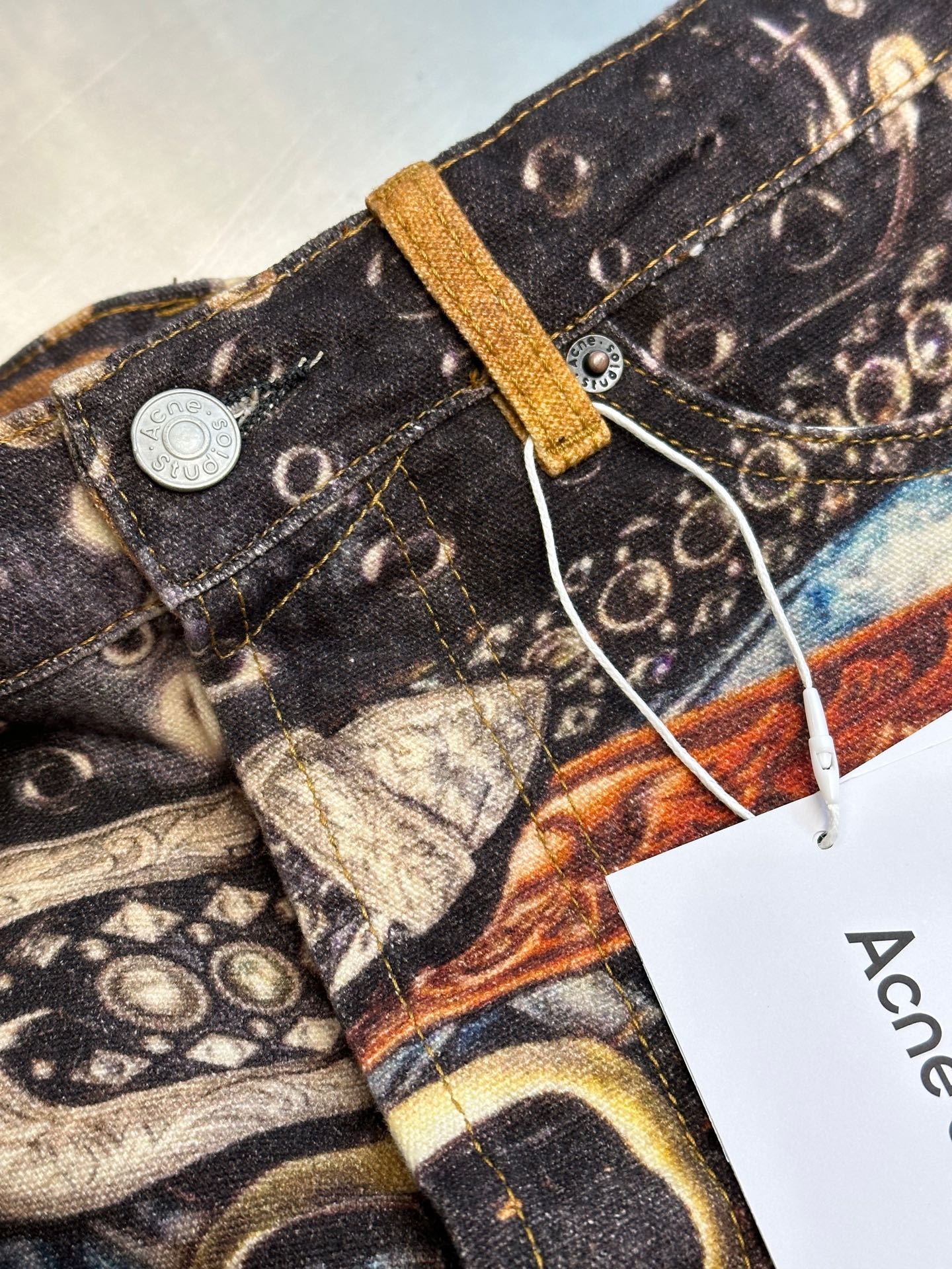 Acne studios Loose fit jeans - 2006M - Rust orange (FN-MN-TROU001074）