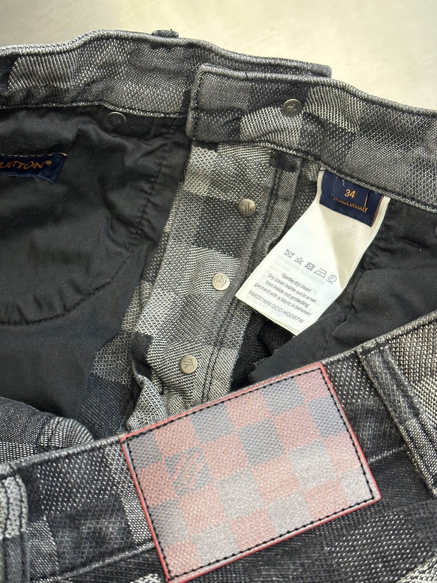 Louis Vuitton Damoflage Skate Denim（1AHEBS）
