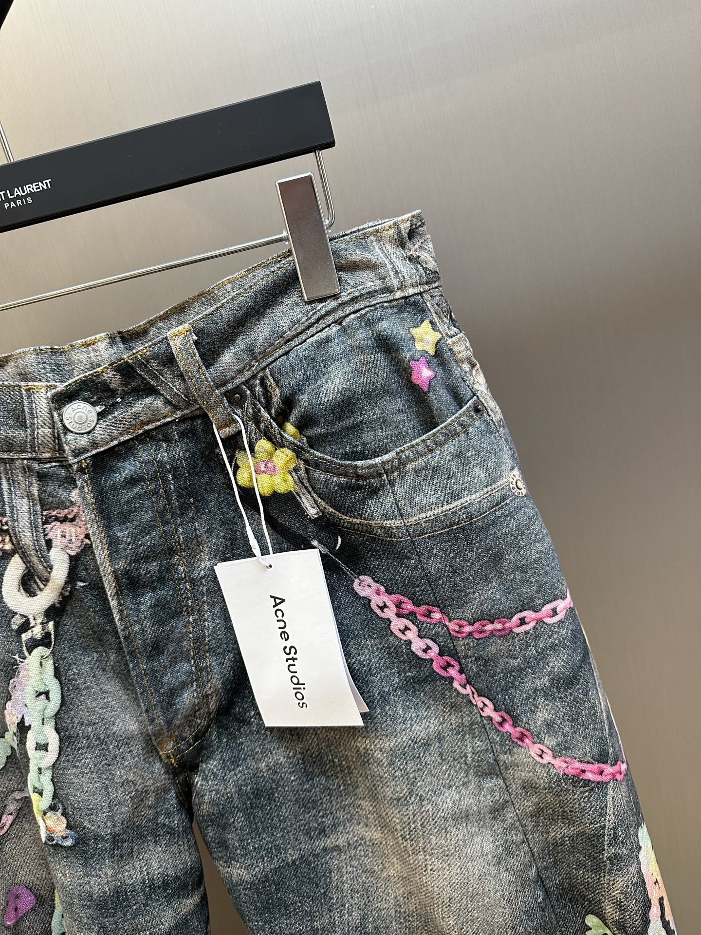 Acne Studios  Loose fit jeans (BK0683-MID BLUE）