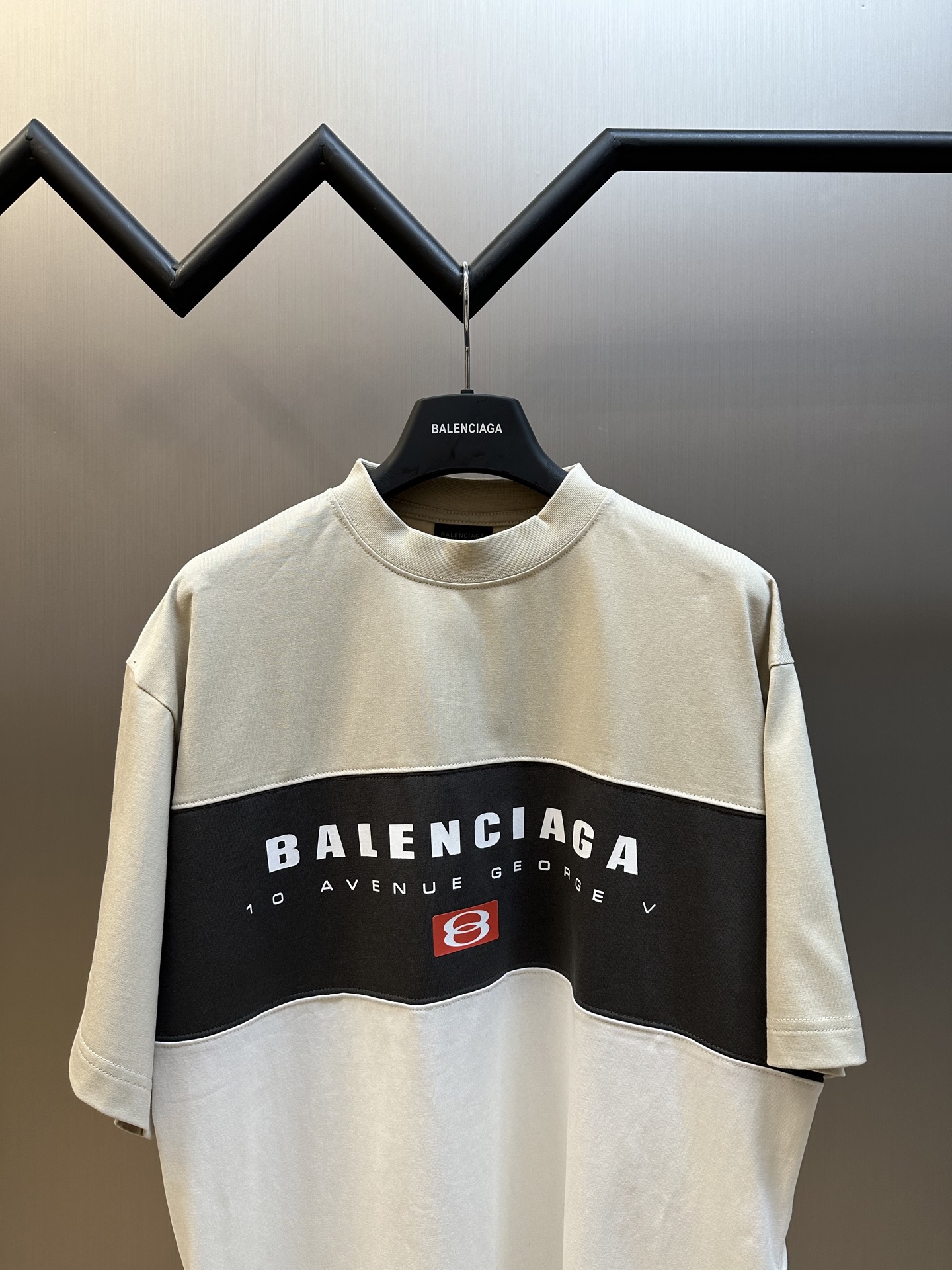 BALENCIAGAMen's Unity Sport T-shirt Large Fit in Heather Grey（744439TSVB11300）