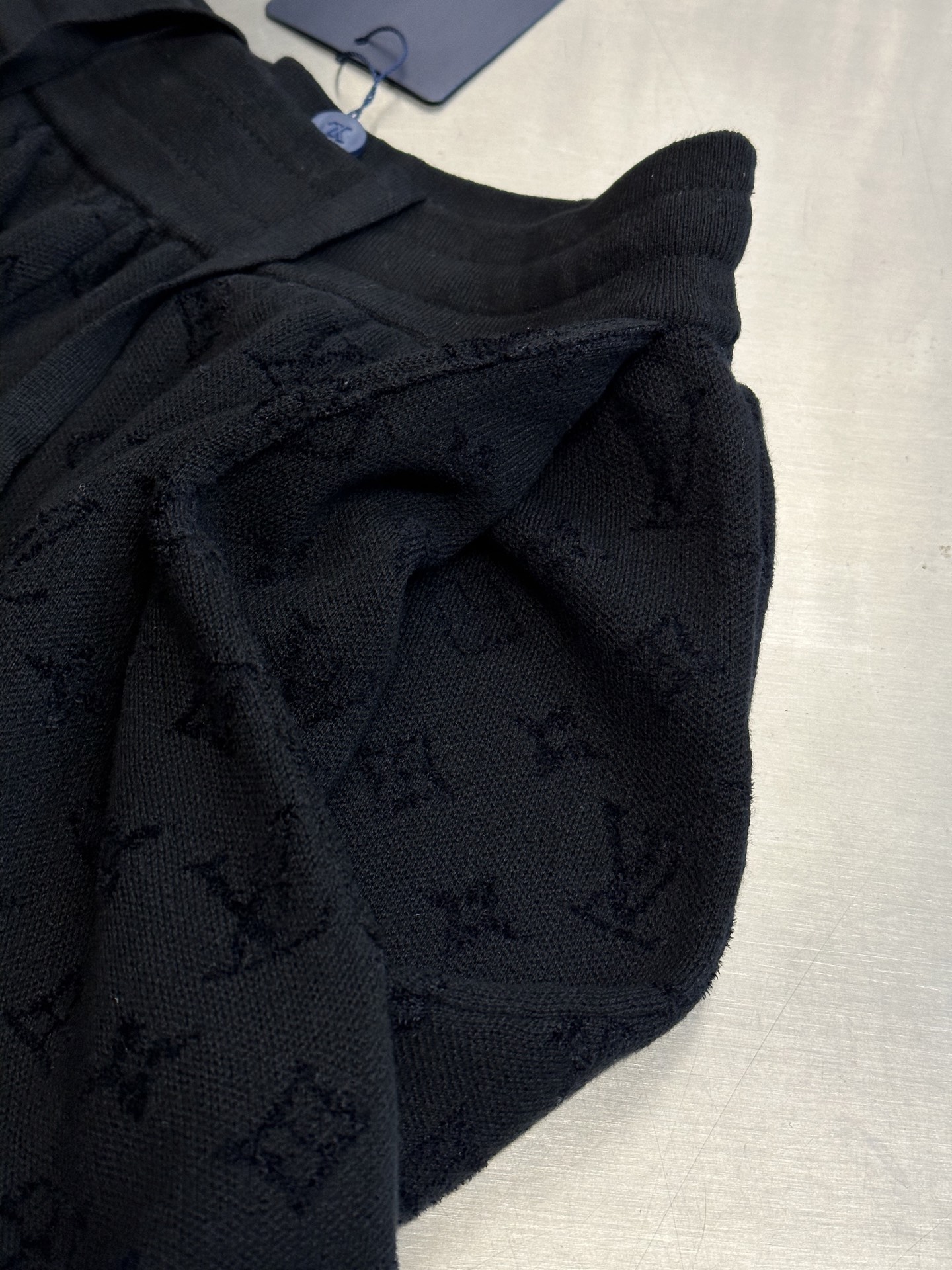 Louis Vuitton Graphic Jacquard Knitted Shorts Black（1AHC59）