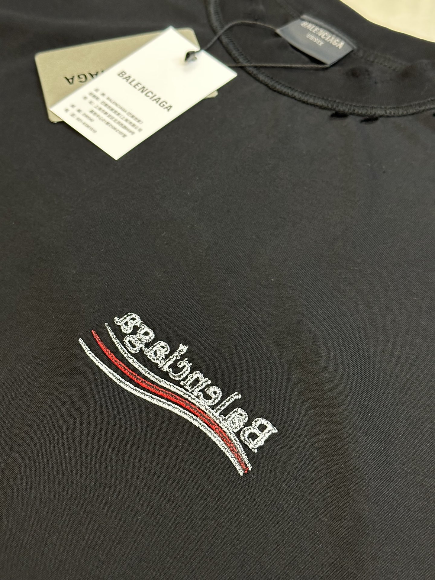 BALENCIAGA INSIDE OUT LARGE FIT T-SHIRT（830247TSVF39668）