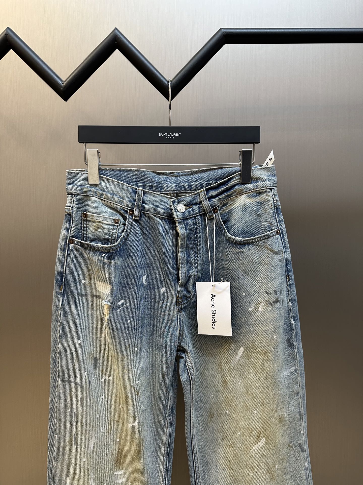 Acne Studios Super baggy fit jeans - 2023M - Light blue (B00343-228）